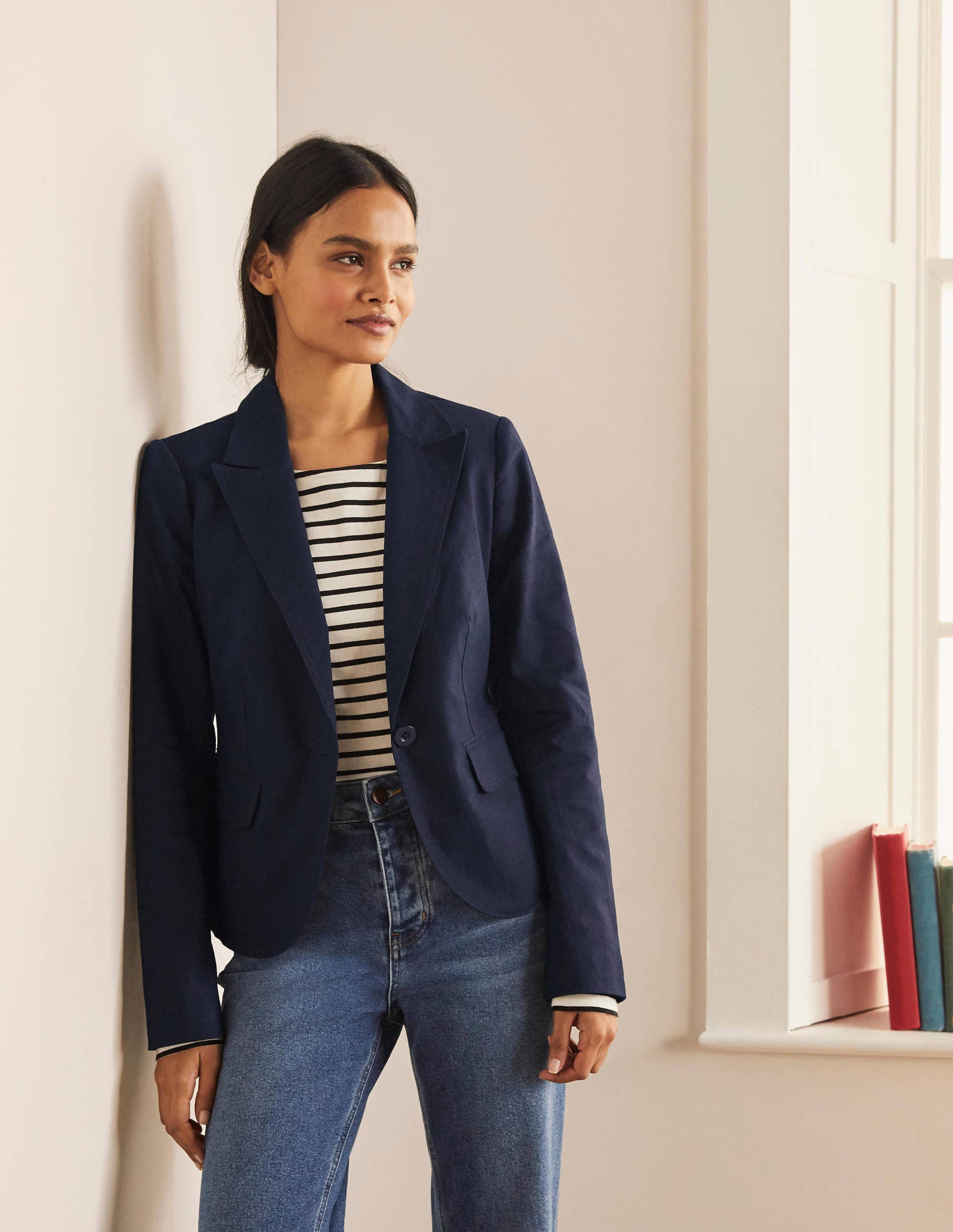 Framlingham Blazer-Navy - Image 4