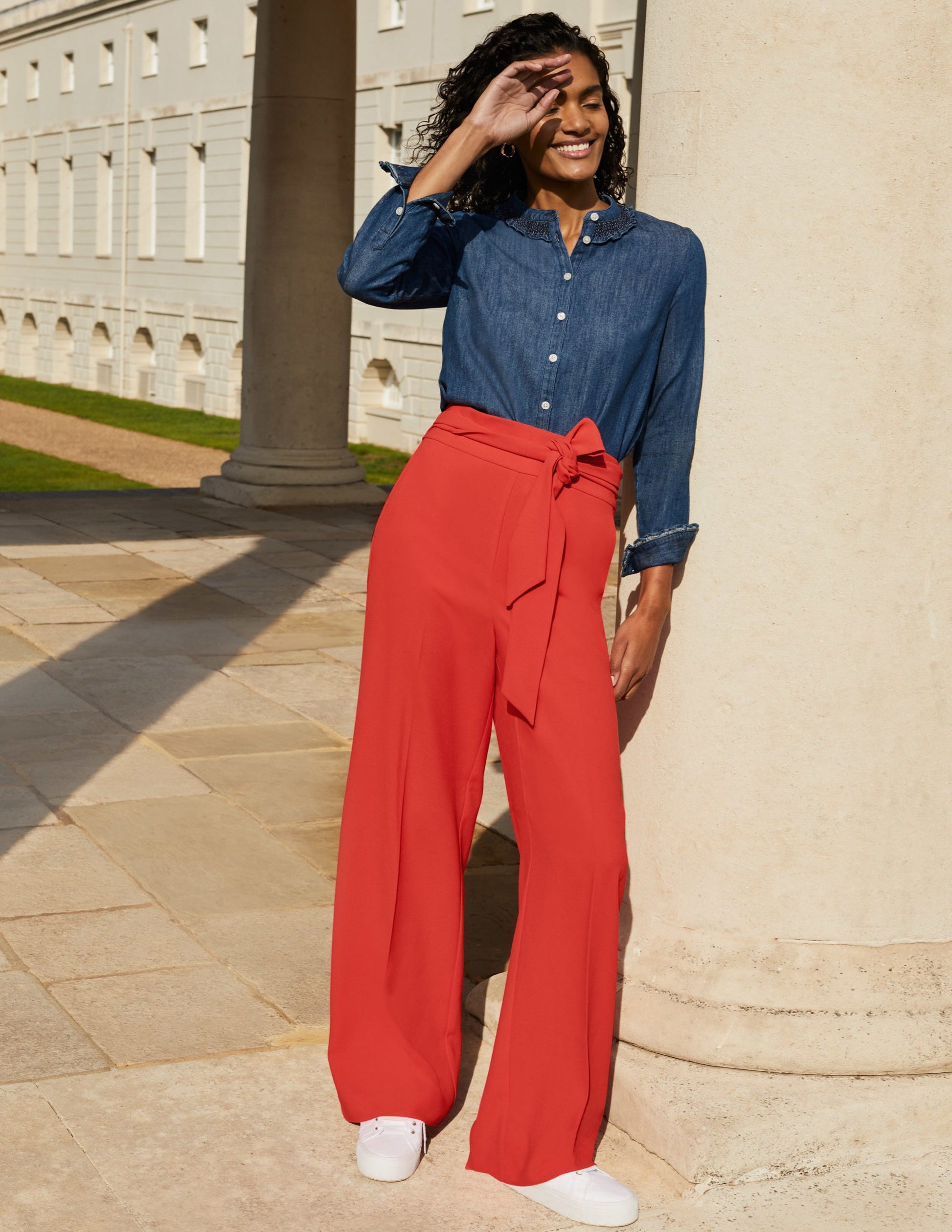 Allendale Trousers-Cherry Red-1