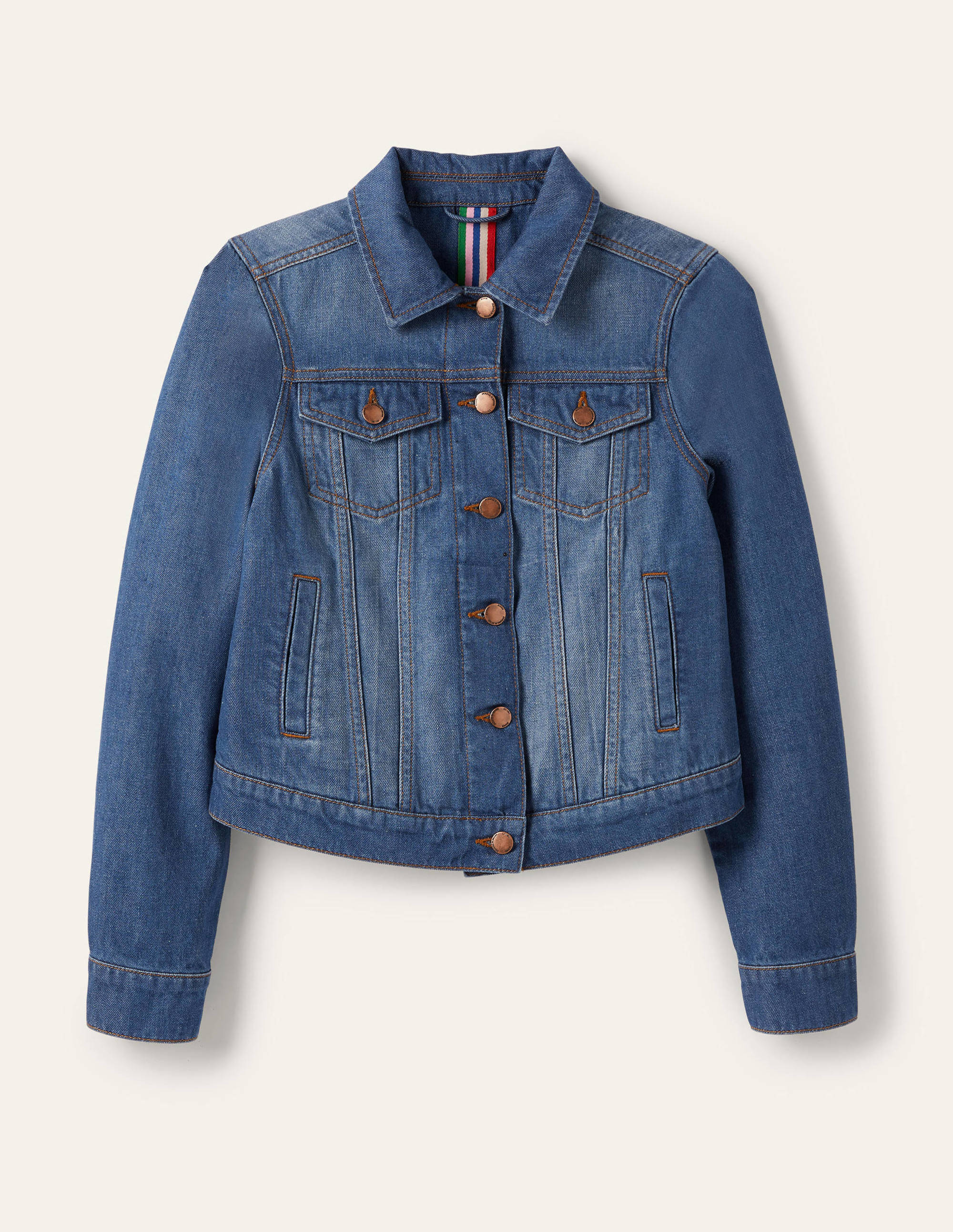 Classic Denim Jacket-Mid Vintage - Image 5
