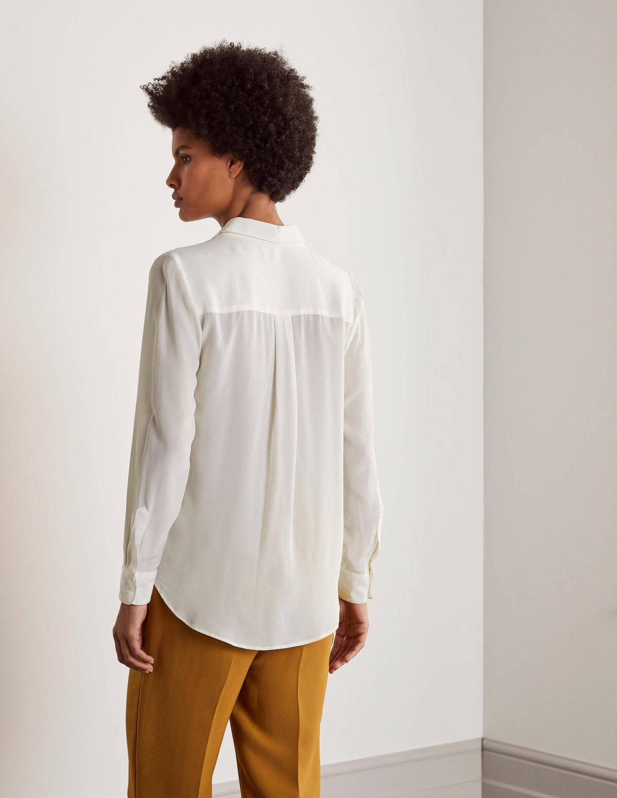 Silk Shirt-Ivory-2
