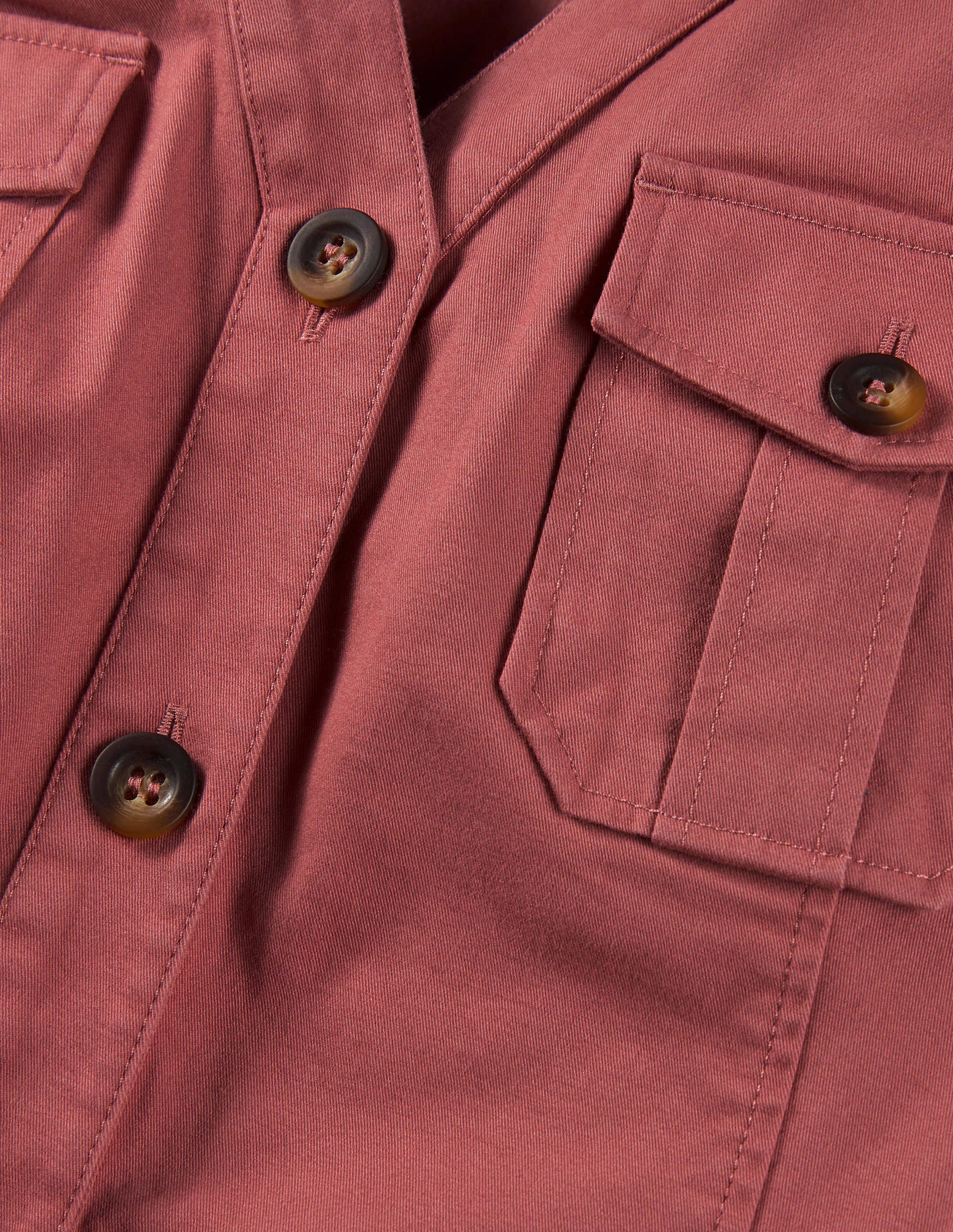 Cecily Shirt Dress-Dusty Rose - Image 5