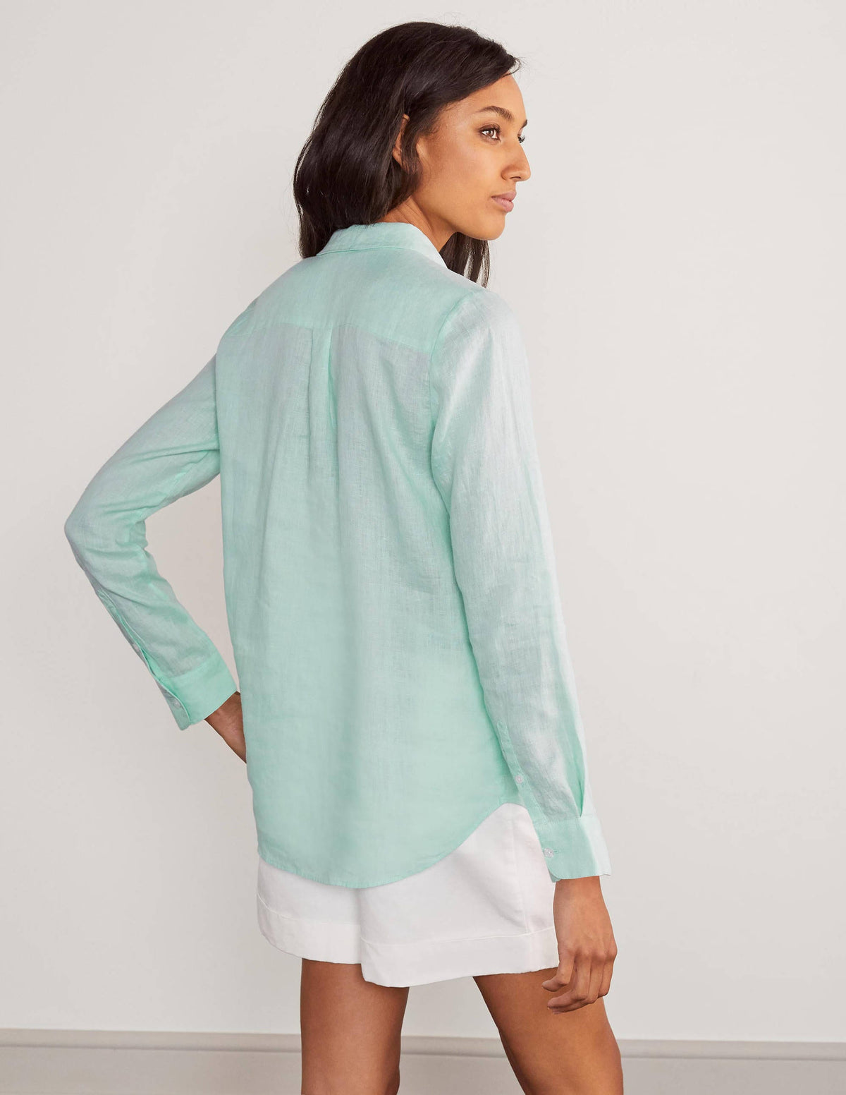 Linen Shirt-Spearmint-2