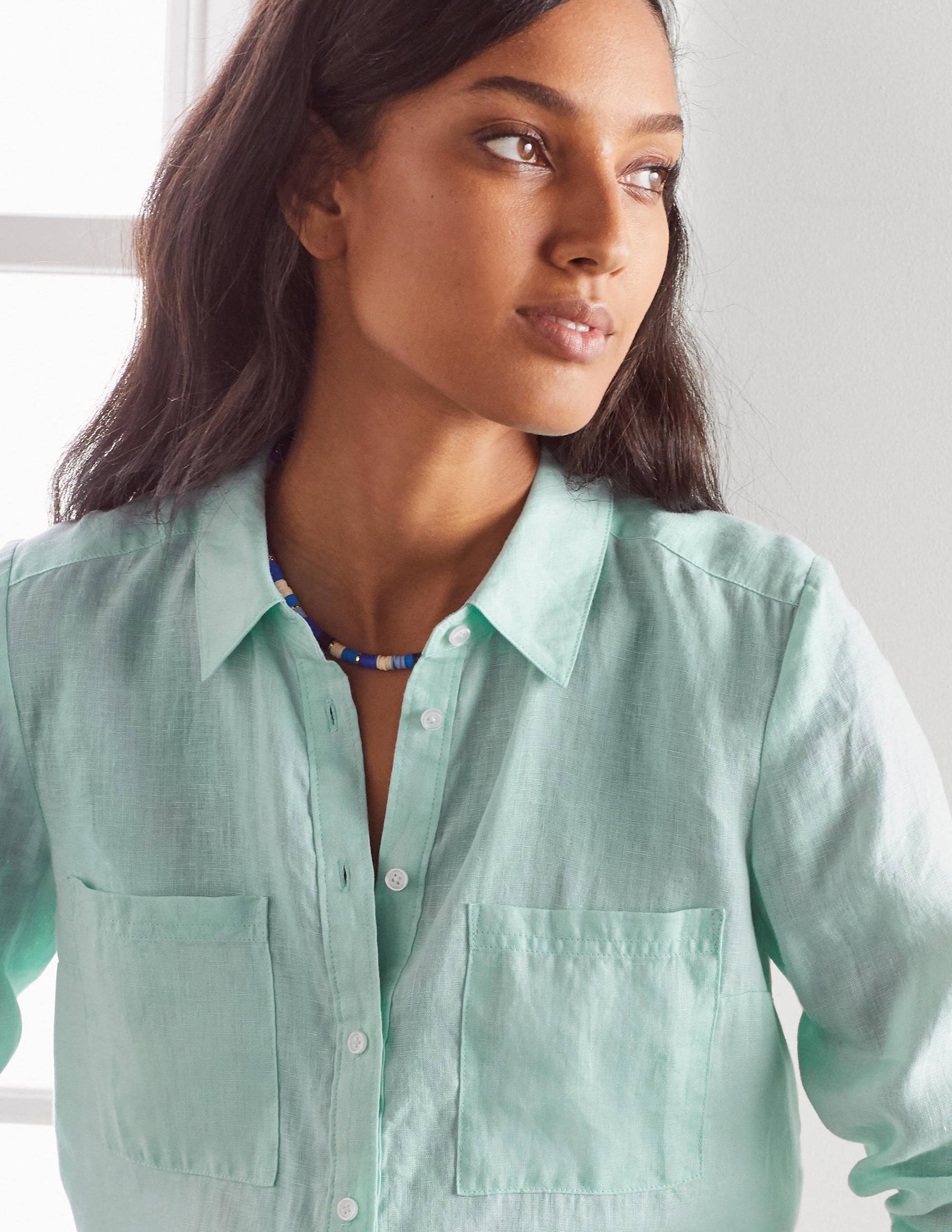 Linen Shirt-Spearmint-3