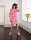 Laurie Linen Dress-Lollipop, Exotic Escape