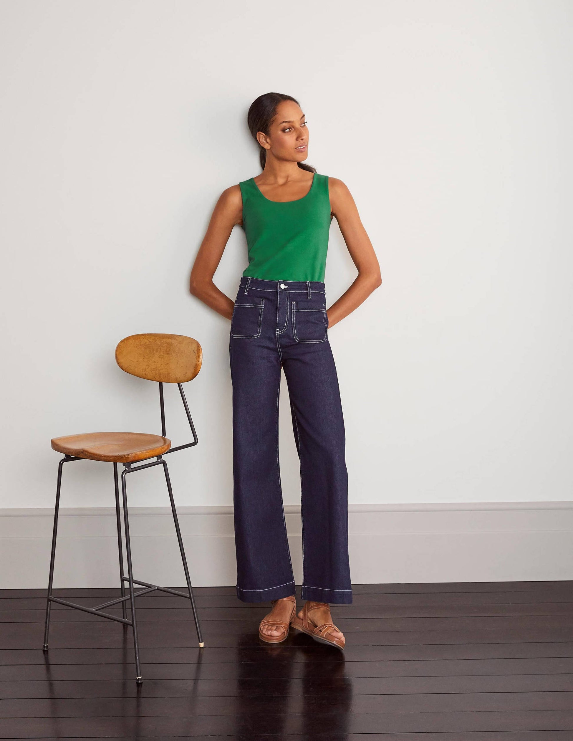 Double Layer Front Vest-Green-4