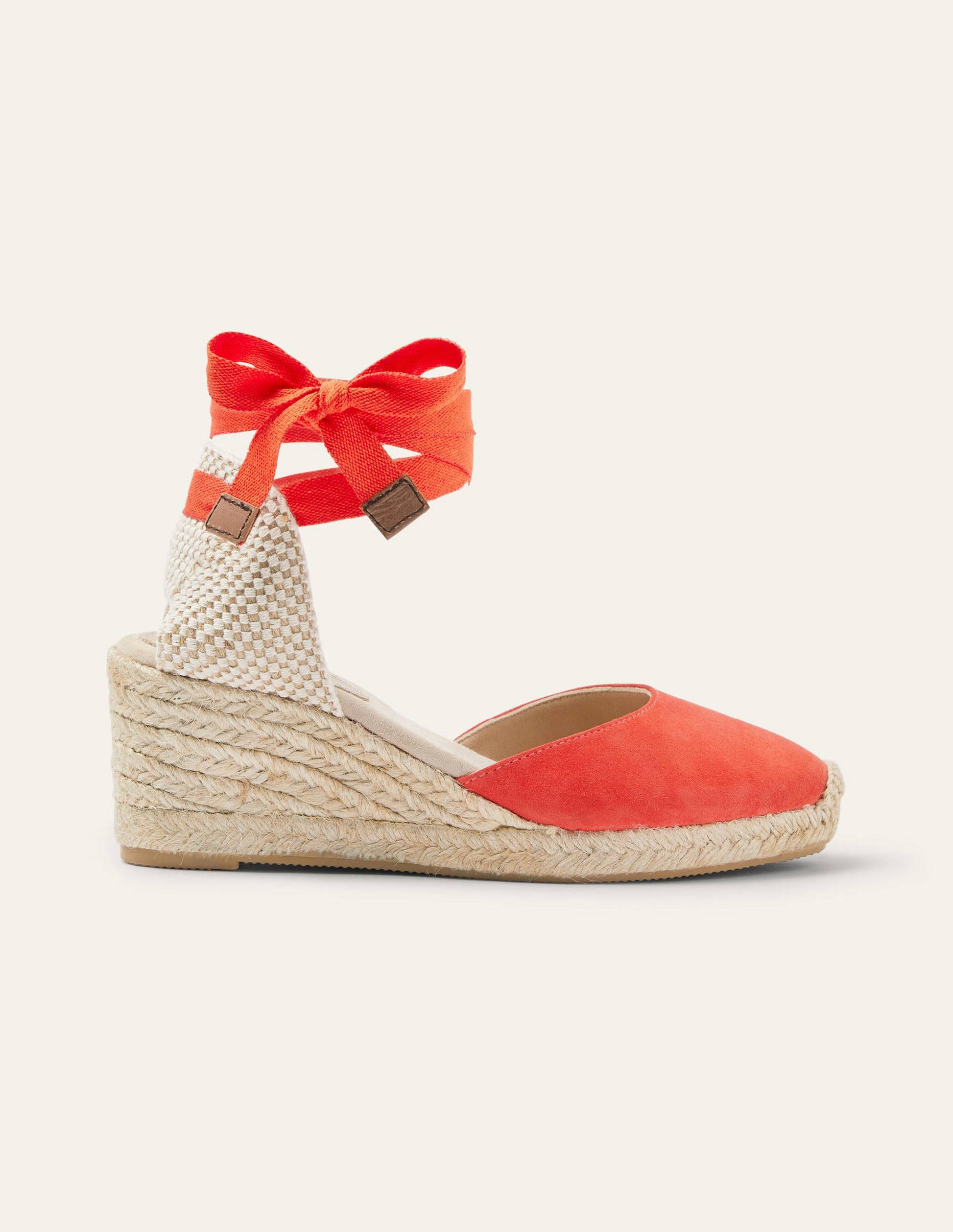 Cassie Espadrille Wedge-Cherry Red-2