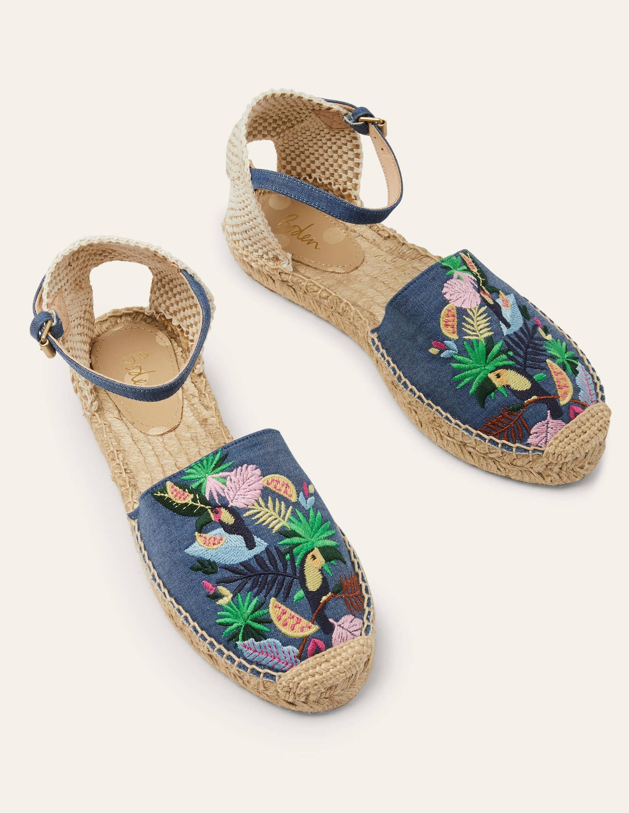 Peggy Espadrilles-Chambray Toucan - Image 1
