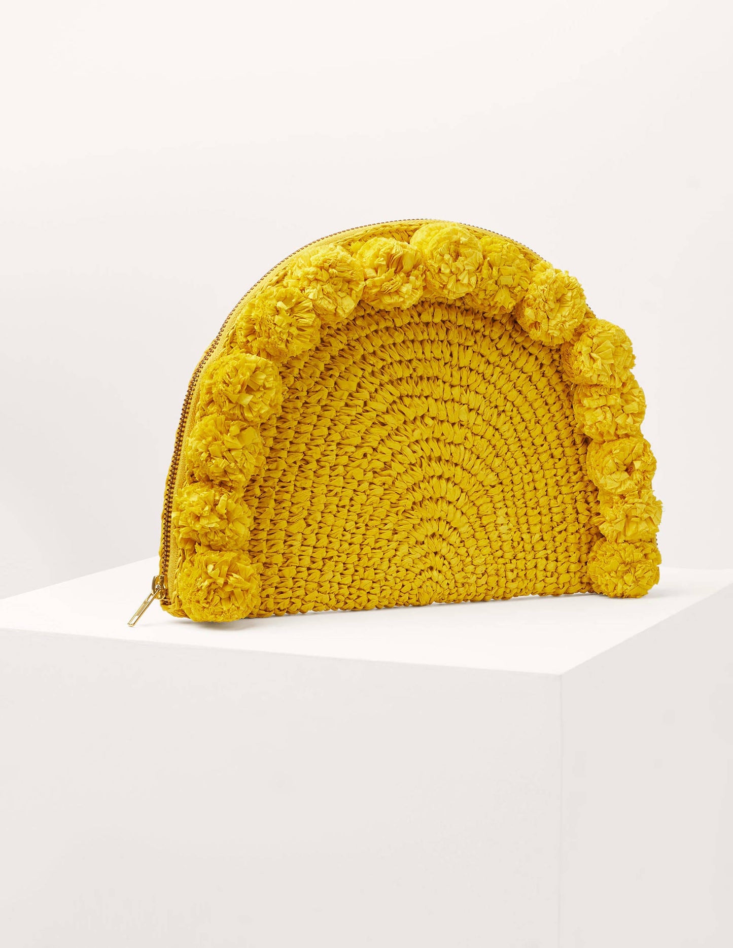 Christina Crochet Clutch-Daffodil