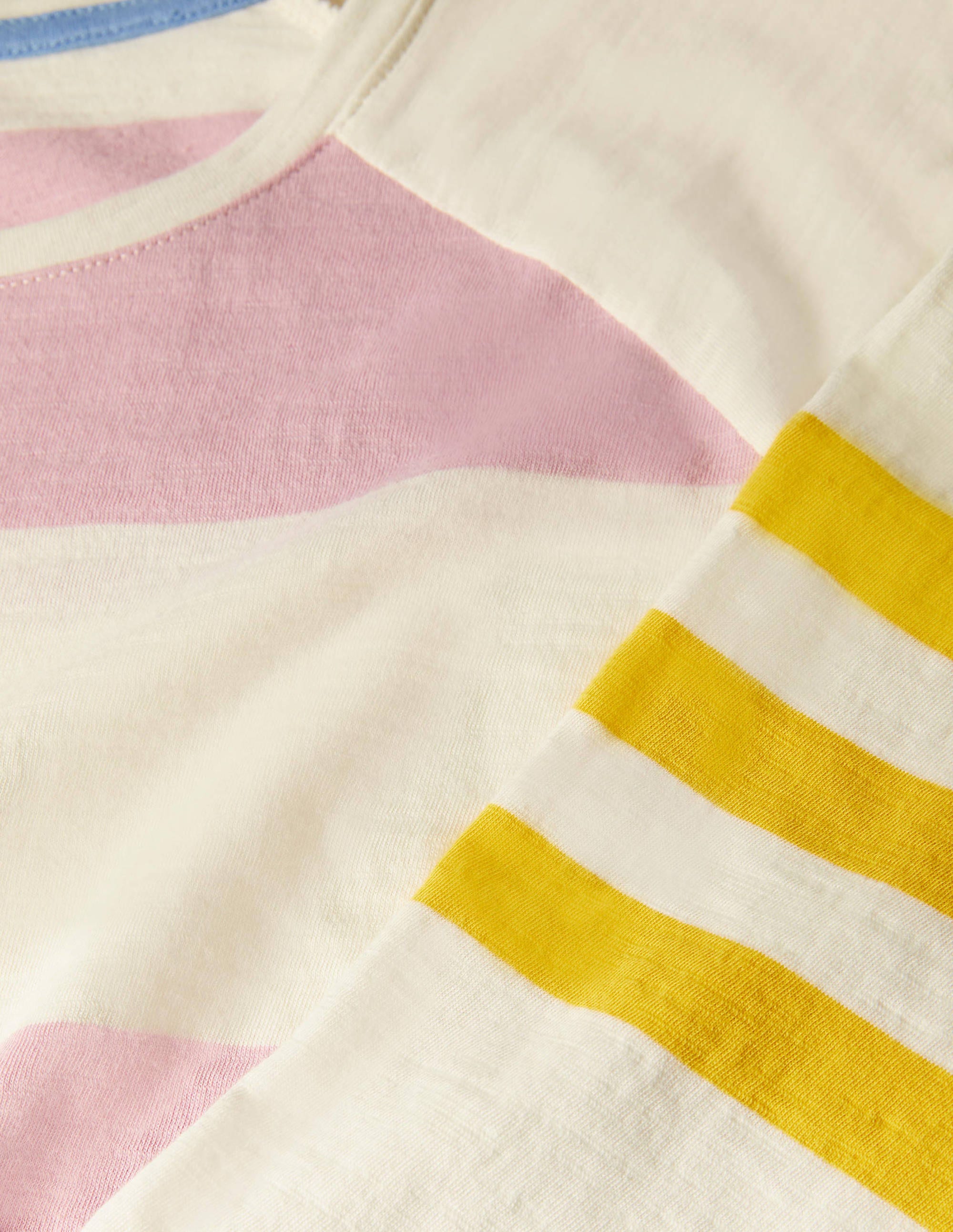 Lorna Baseball Jersey Top-Soft Peony and Ivory - Image 6