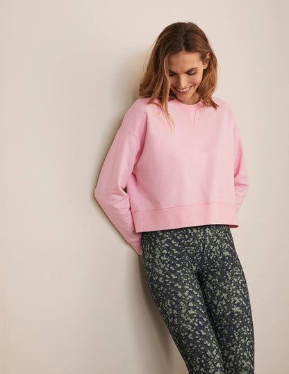 Cropped Sweatshirt-Spring Blossom-1