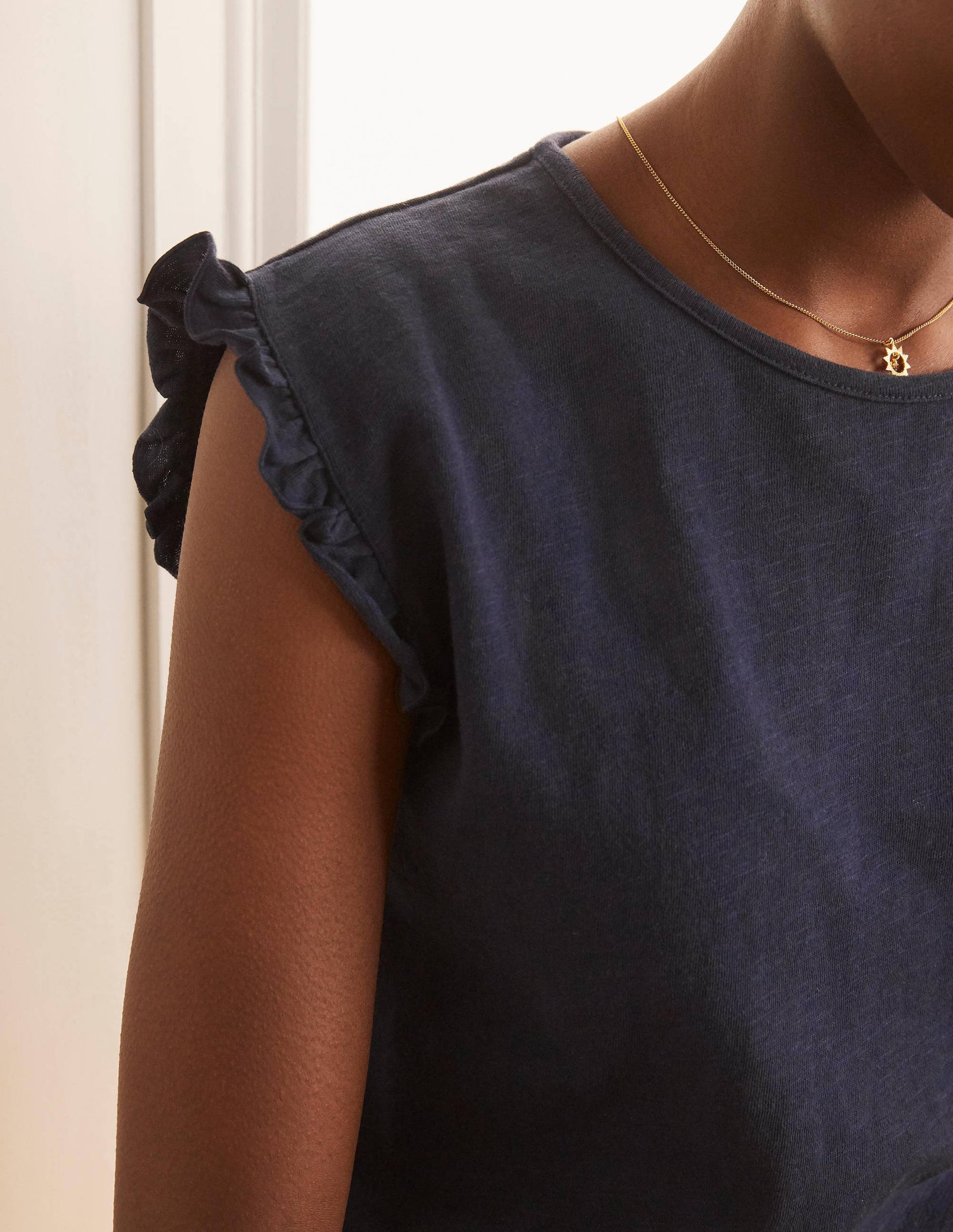 Faye Jersey Top-Navy-4