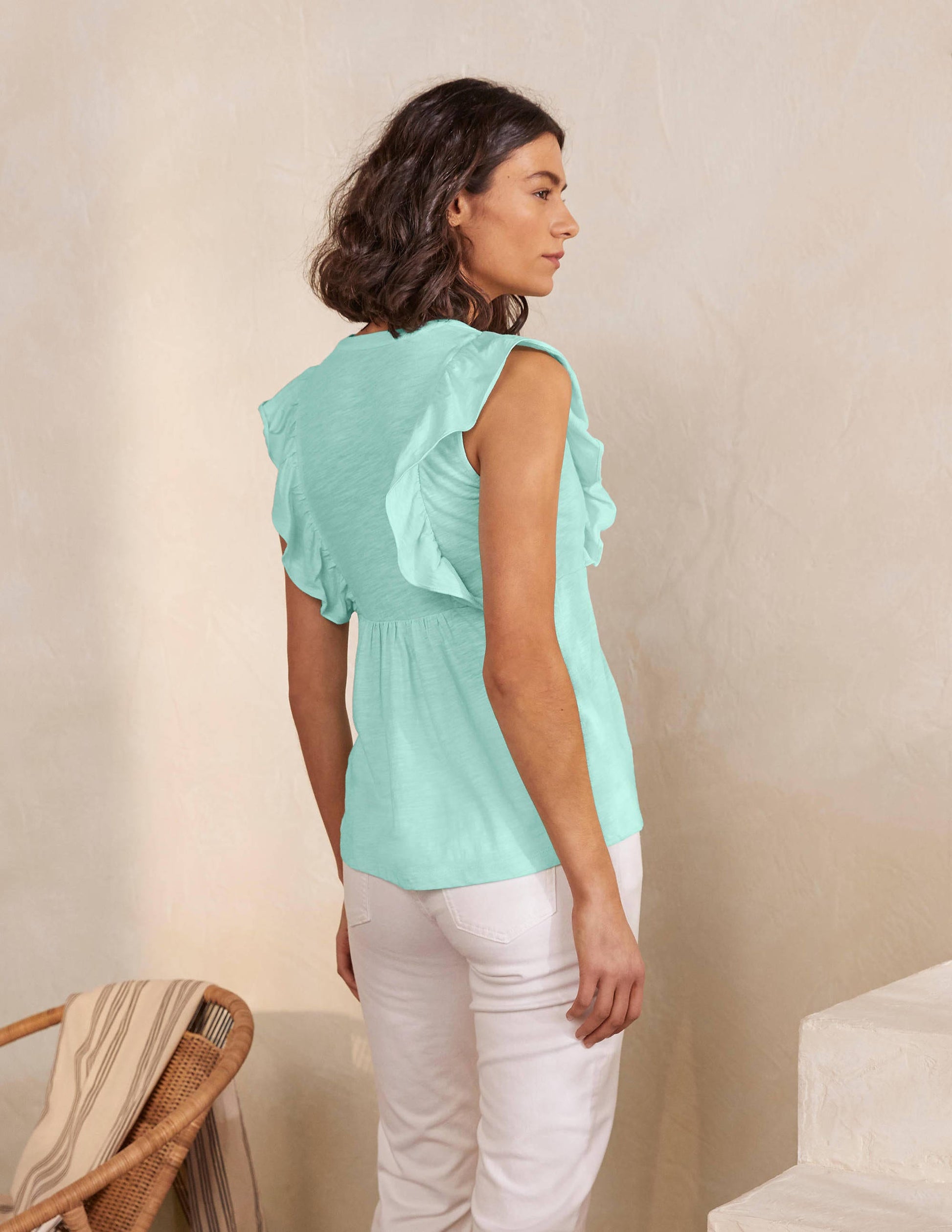 Judith Jersey Top-Spearmint-3