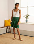 Julie Skirt-Palm Leaf
