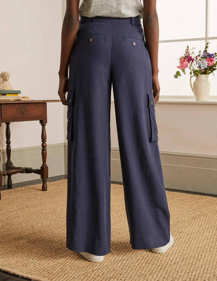Ailesbury Cargo Trousers-Navy