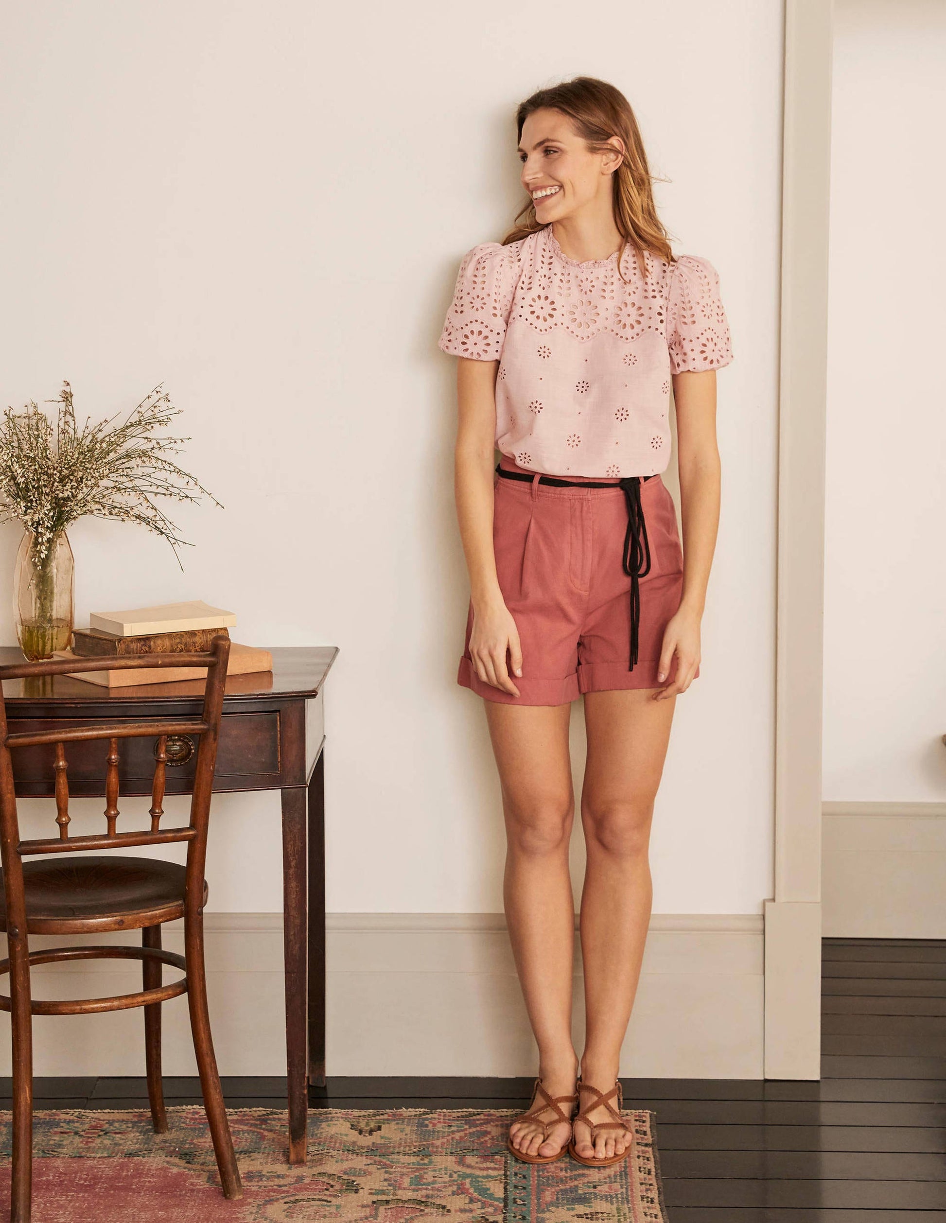 Altheda Broderie Top-Milkshake-1