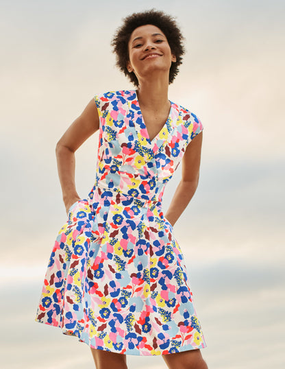 Clemmie Dress-Ivory, Peony Burst-6