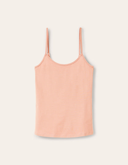 Plain Cami Top-Light Beige