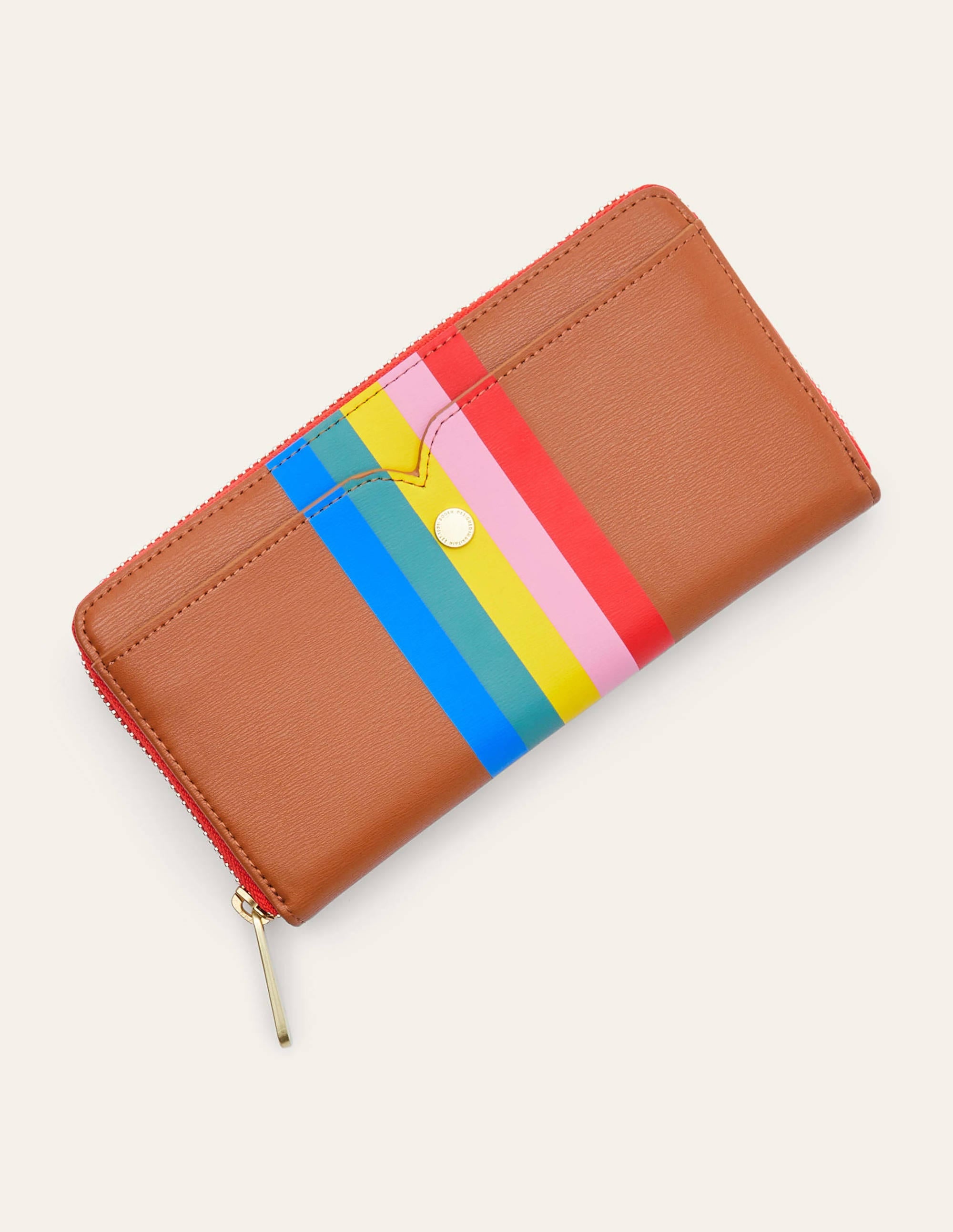 Wallet-Tan Multi Stripe - Image 1