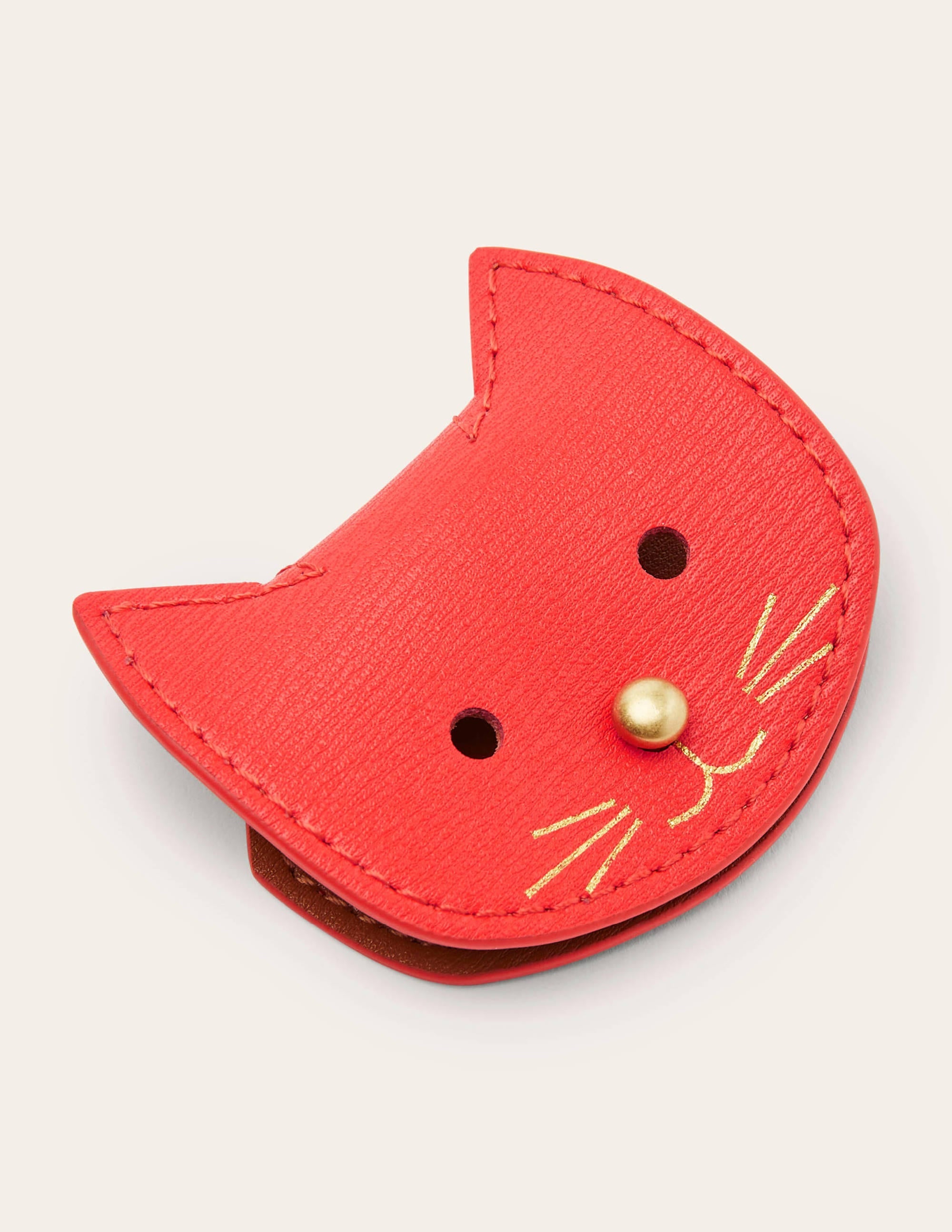 Animal Cable Tidy-Cherry Red - Cat - Image 1