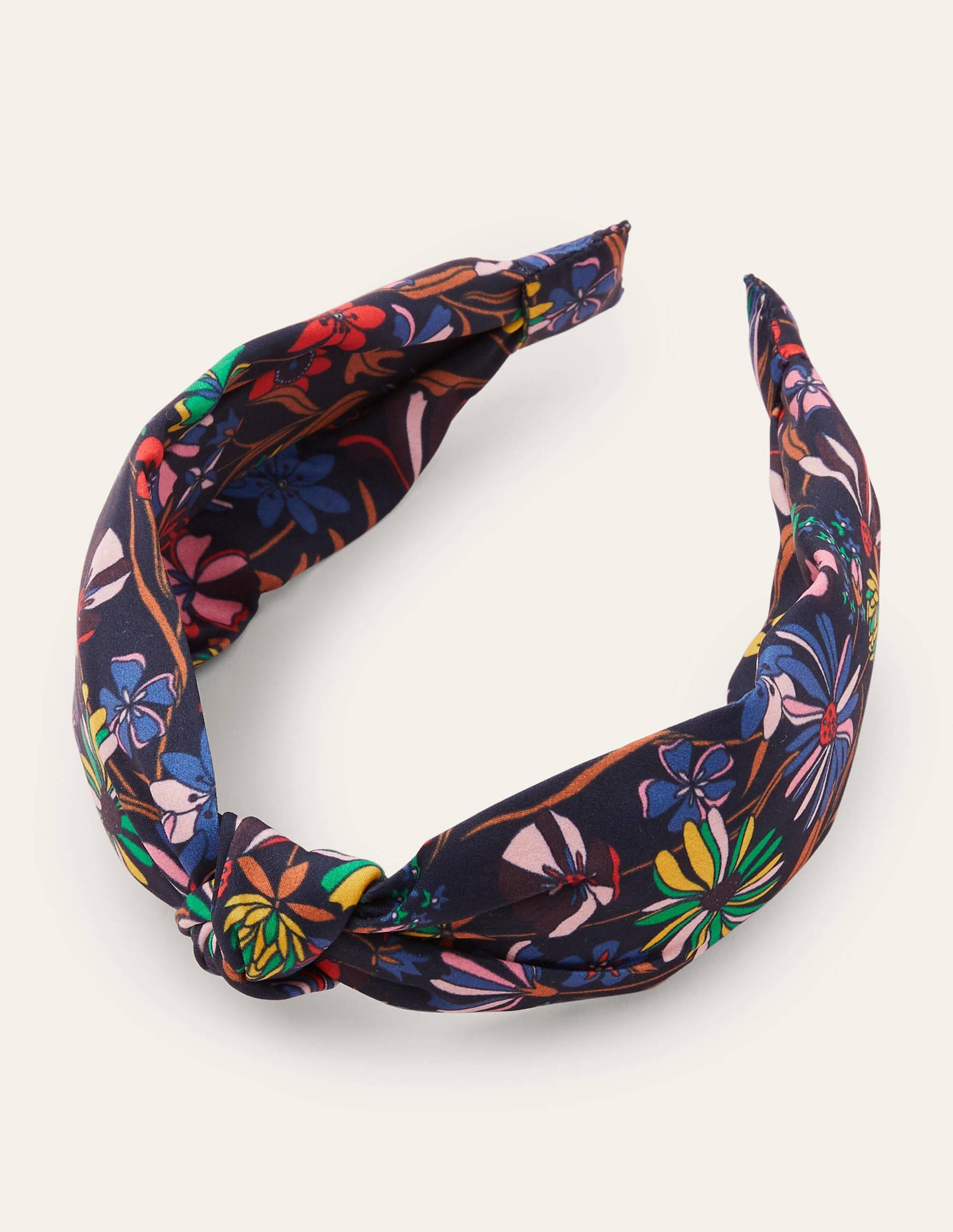 Knotted Headband-Black, Wild Dandelion-3