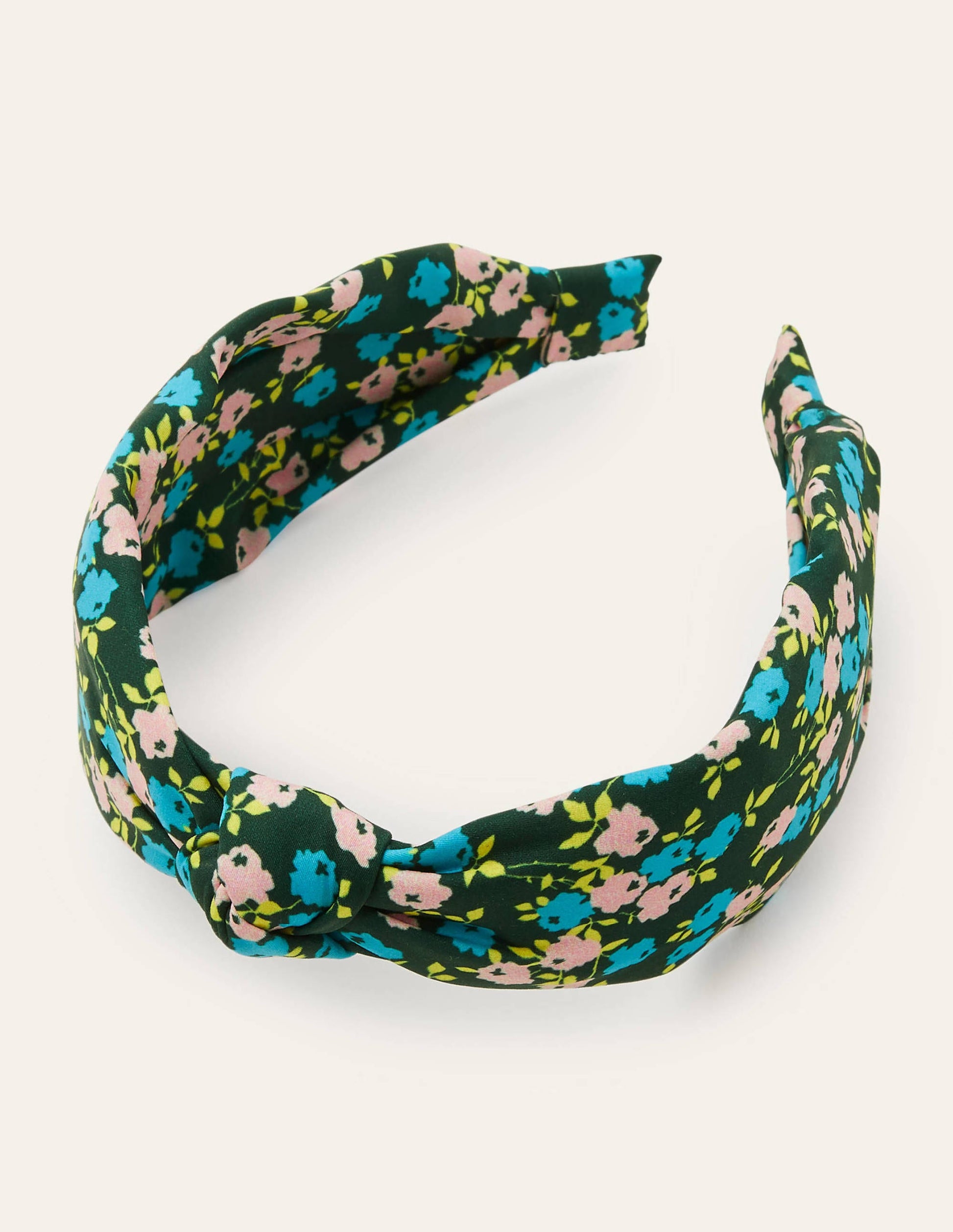 Knotted Headband-Midnight Garden, Sprig-3