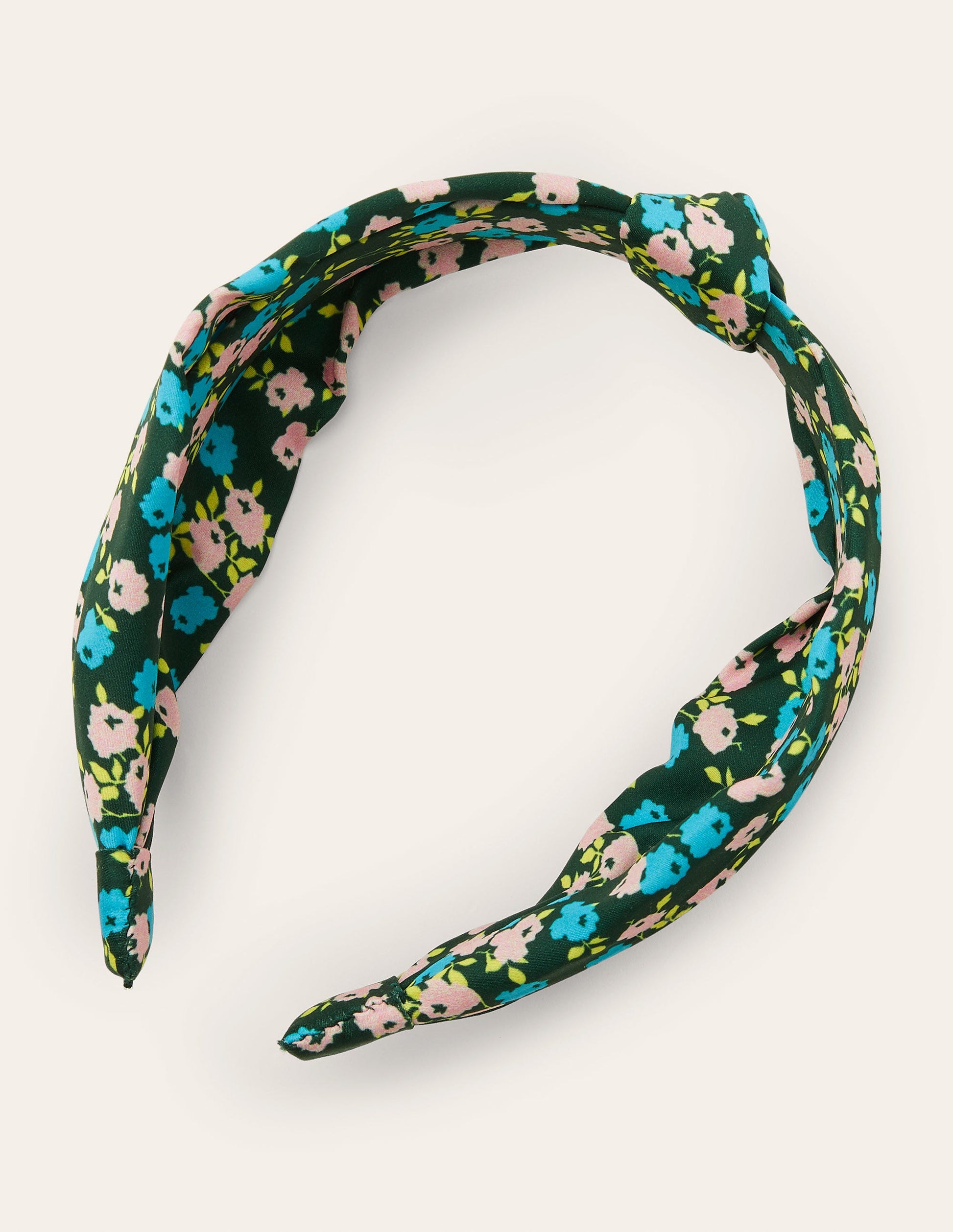 Knotted Headband-Midnight Garden, Sprig-4