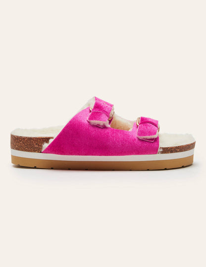 Cosy Slippers-Festival Pink Velvet-2