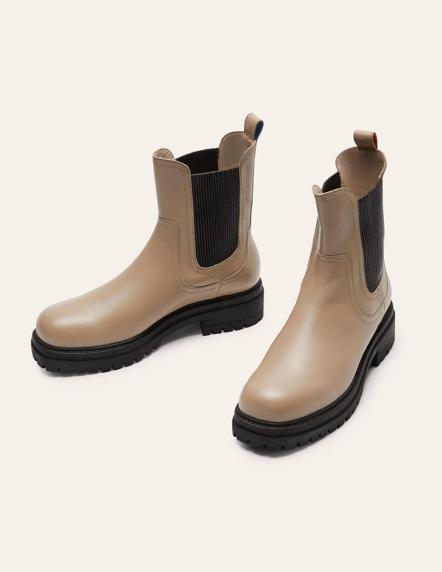 Chunky Chelsea Boots-Irish Cream