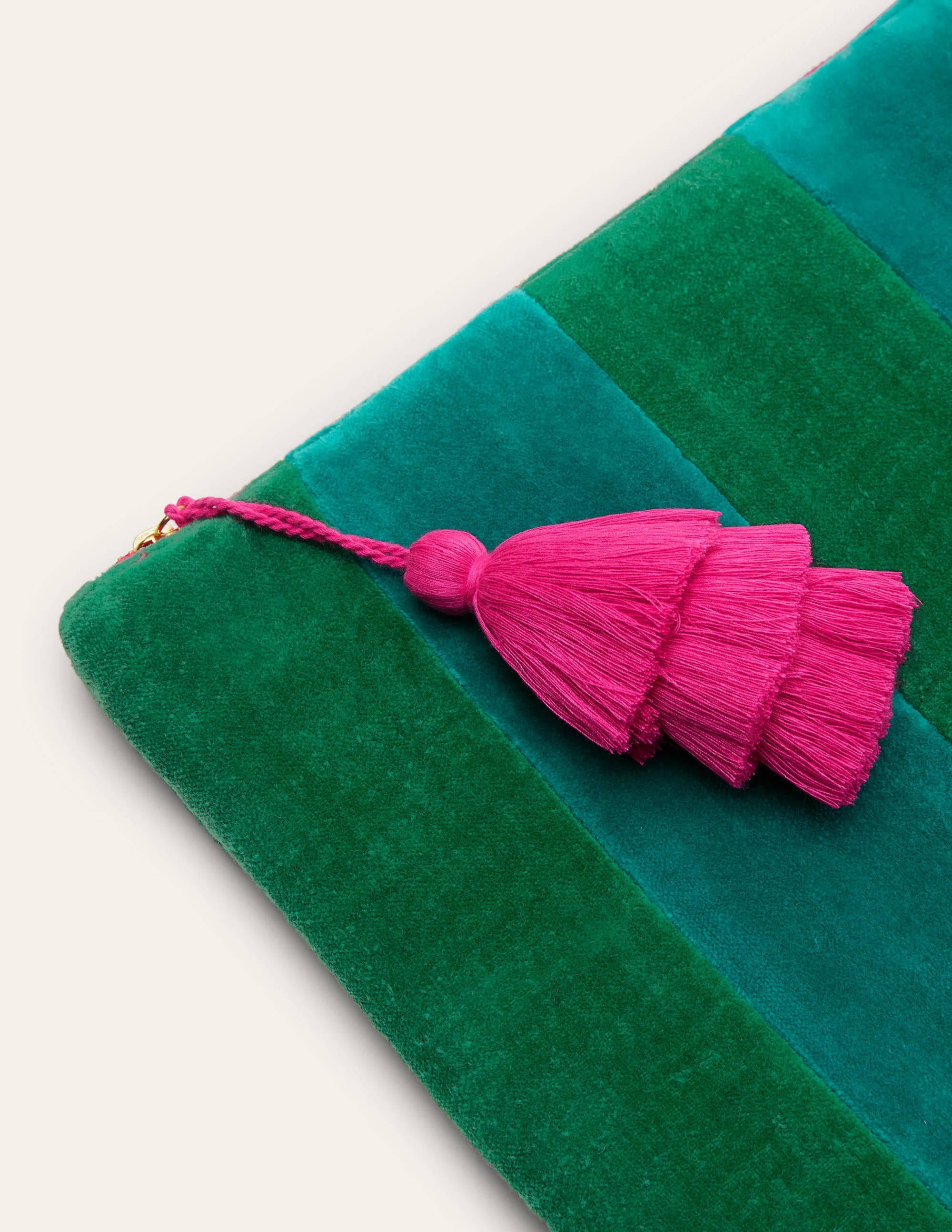 Velvet Laptop Pouch-Sail/Forest - Image 4