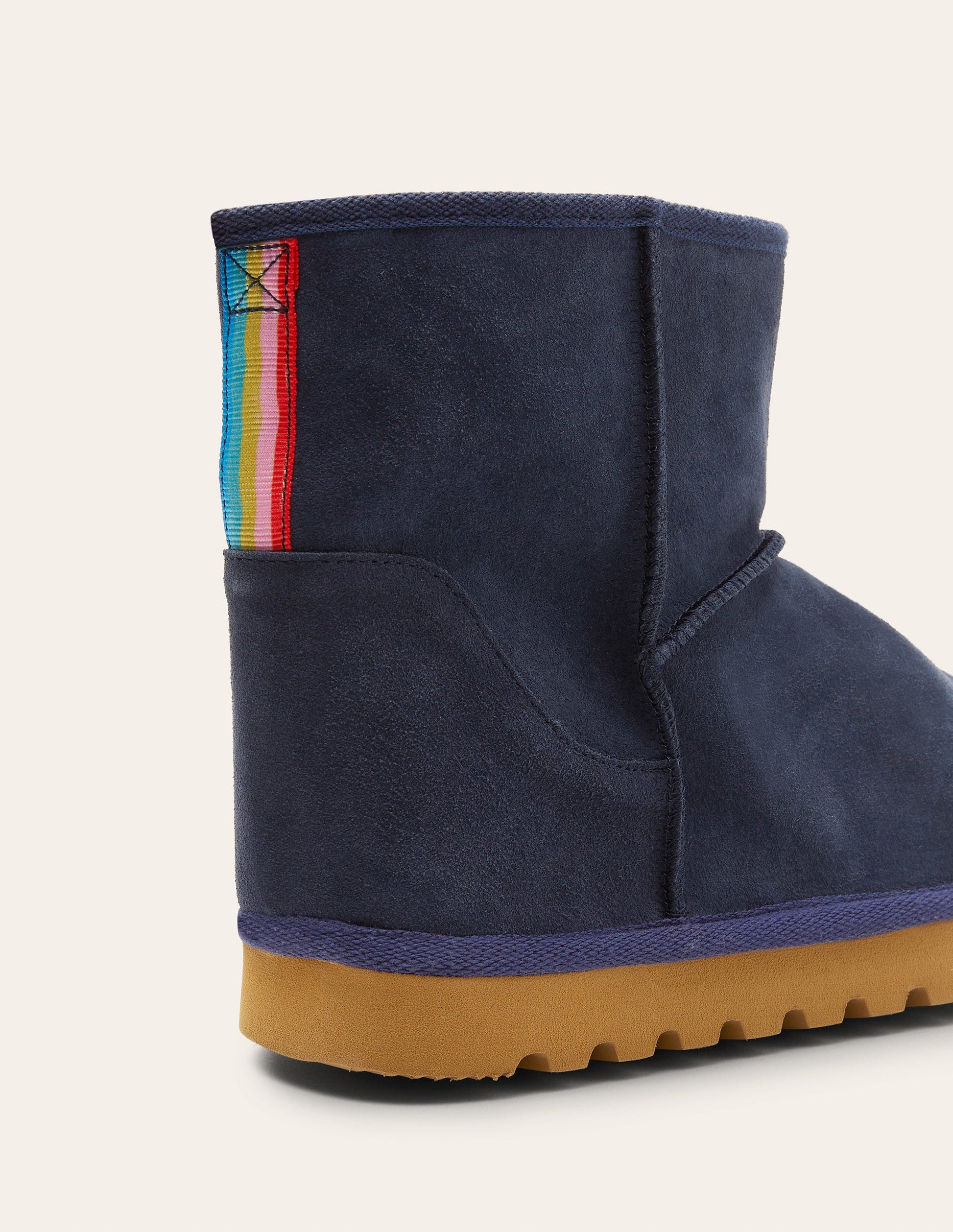 Borg Lined Boots-Navy-4