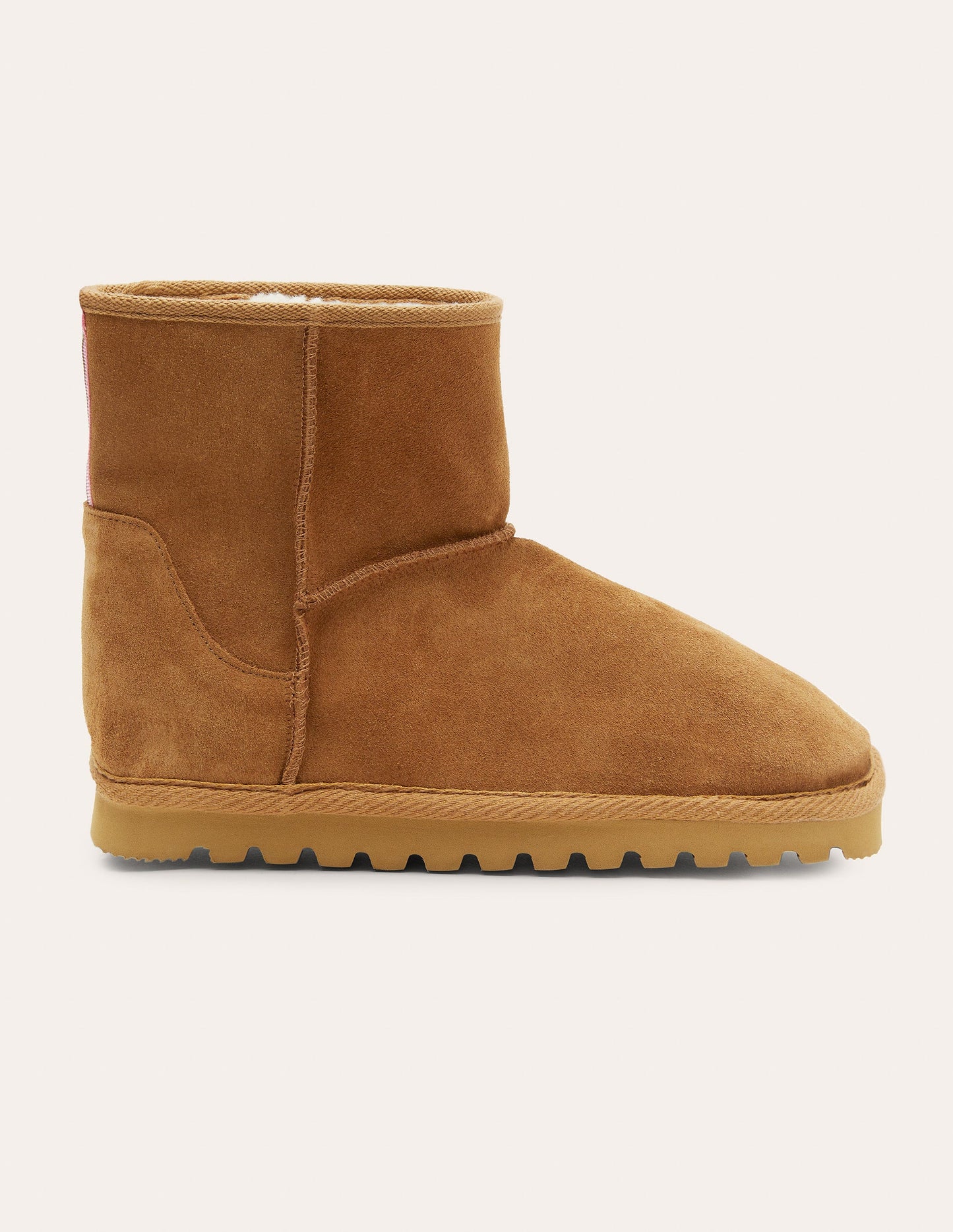 Borg Lined Boots-Tan