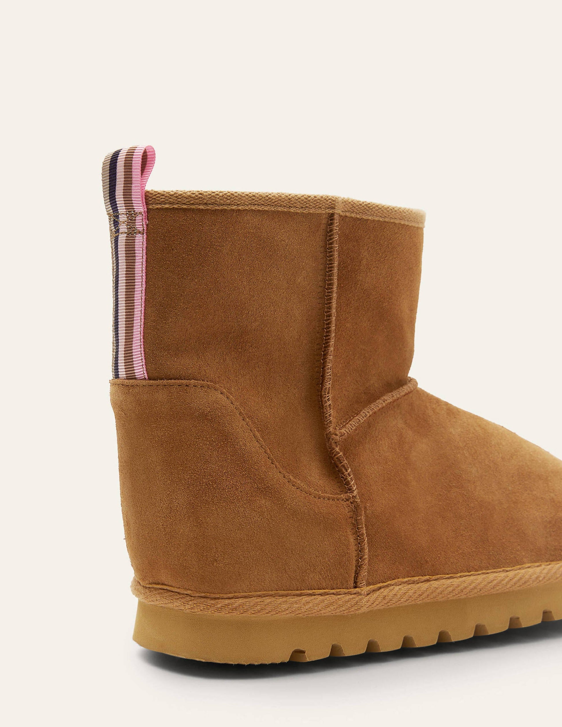 Borg Lined Boots-Tan-4