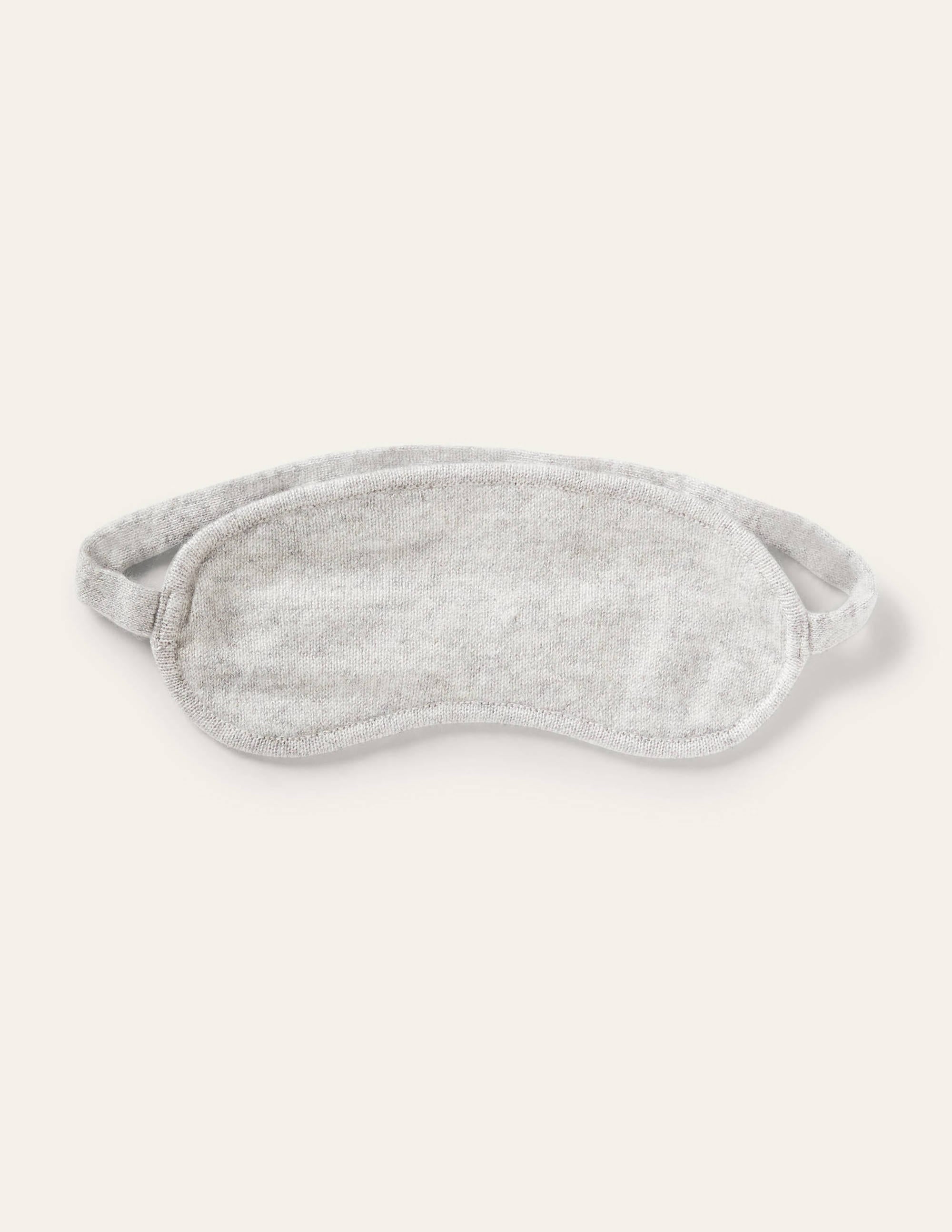 Cashmere Eye Mask-Grey Marl/Fresh Water - Image 1