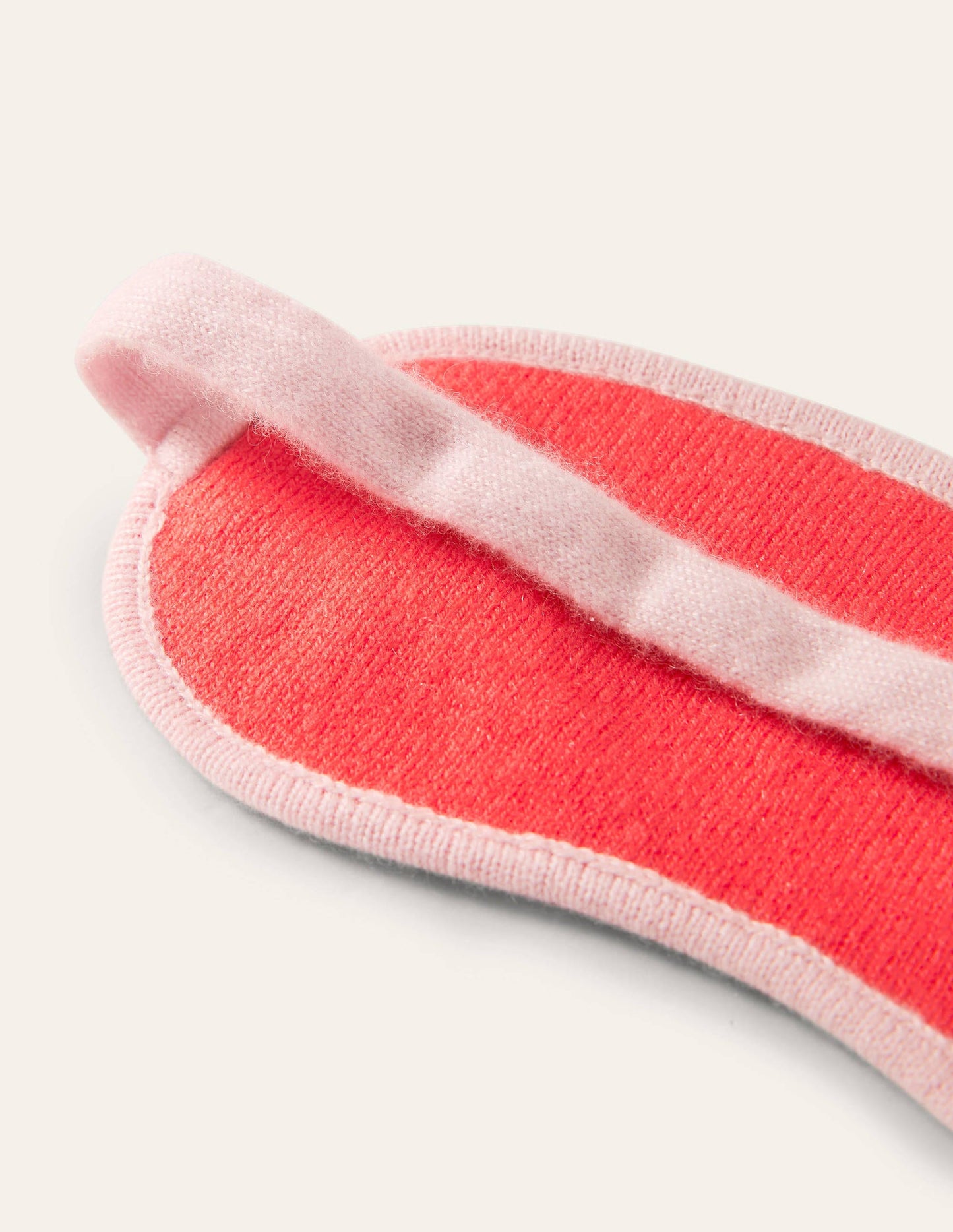 Cashmere Eye Mask-Milkshake/Coral Crush