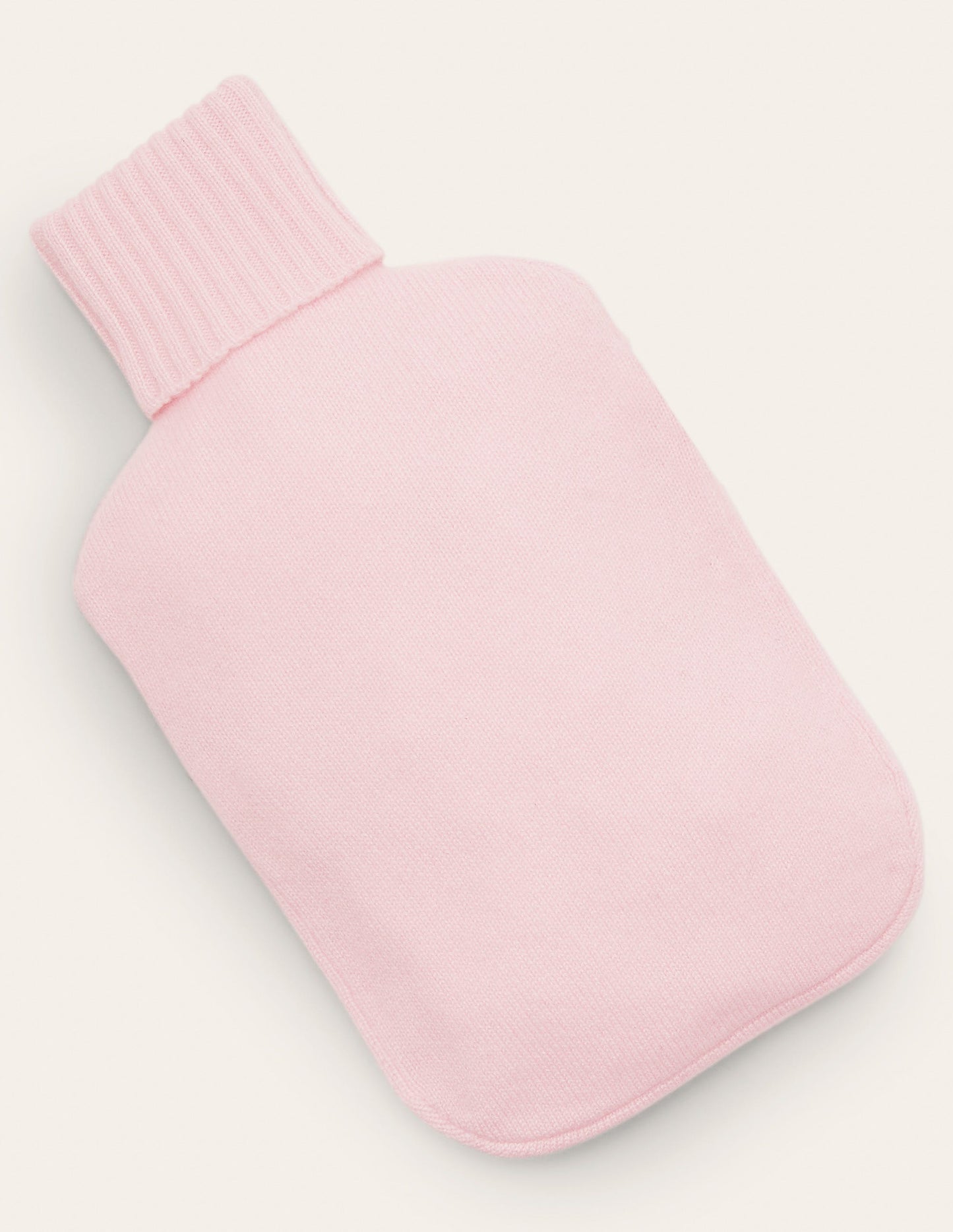 Cashmere Hot Water Bottle-Milkshake/Coral Crush