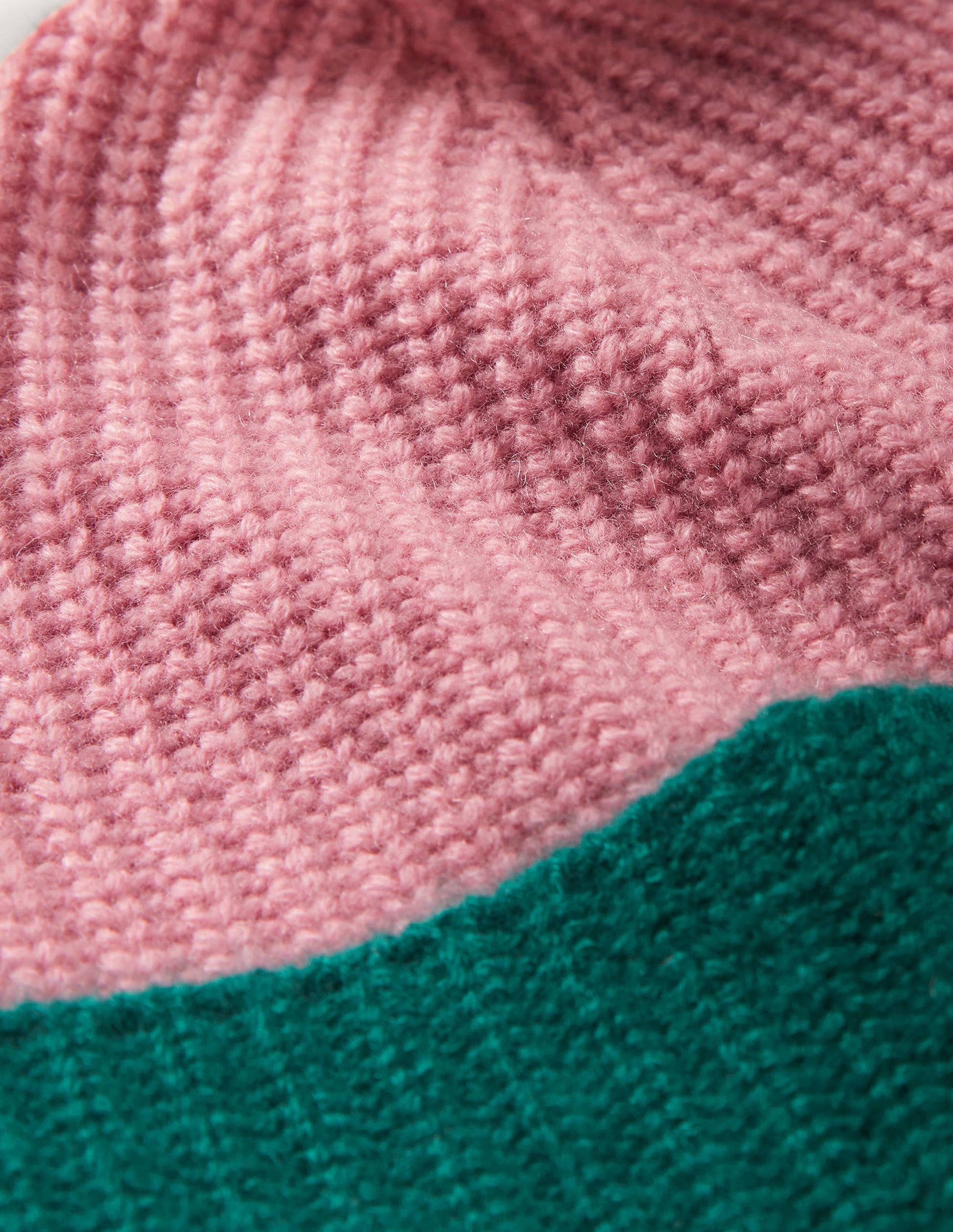 Colourblock Cashmere Hat-Wasp/Formica/Deep Forest-2