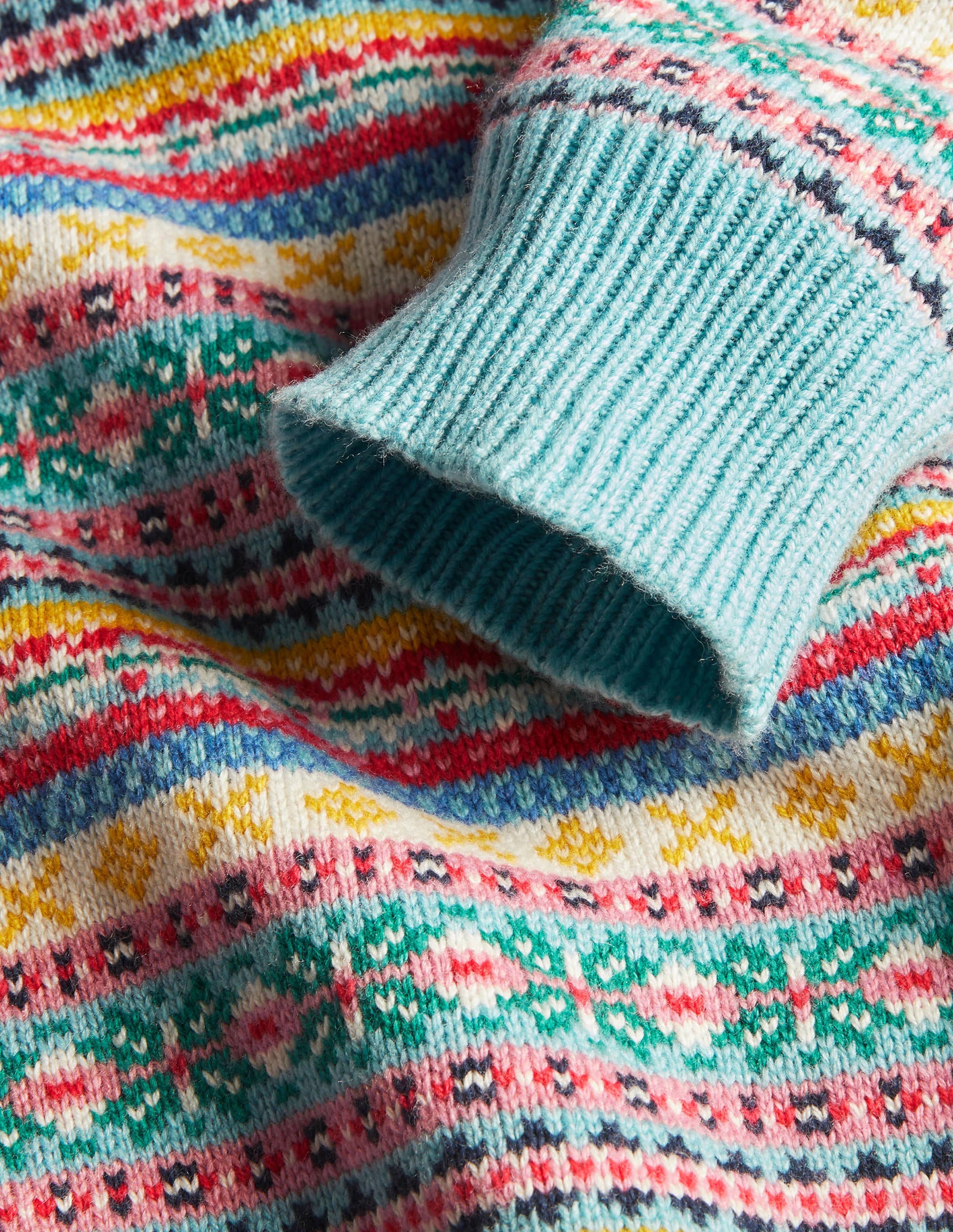 Fair Isle Jumper-Multi Heritage - Image 7