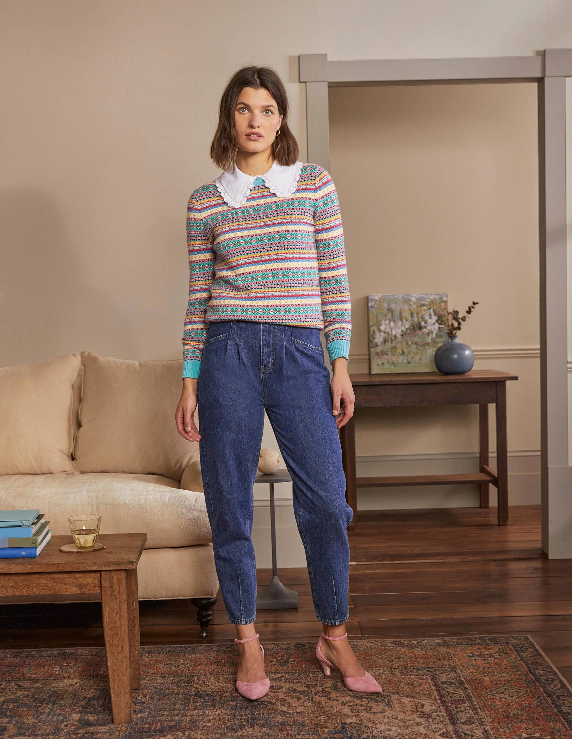 Fair Isle Jumper-Multi Heritage-4