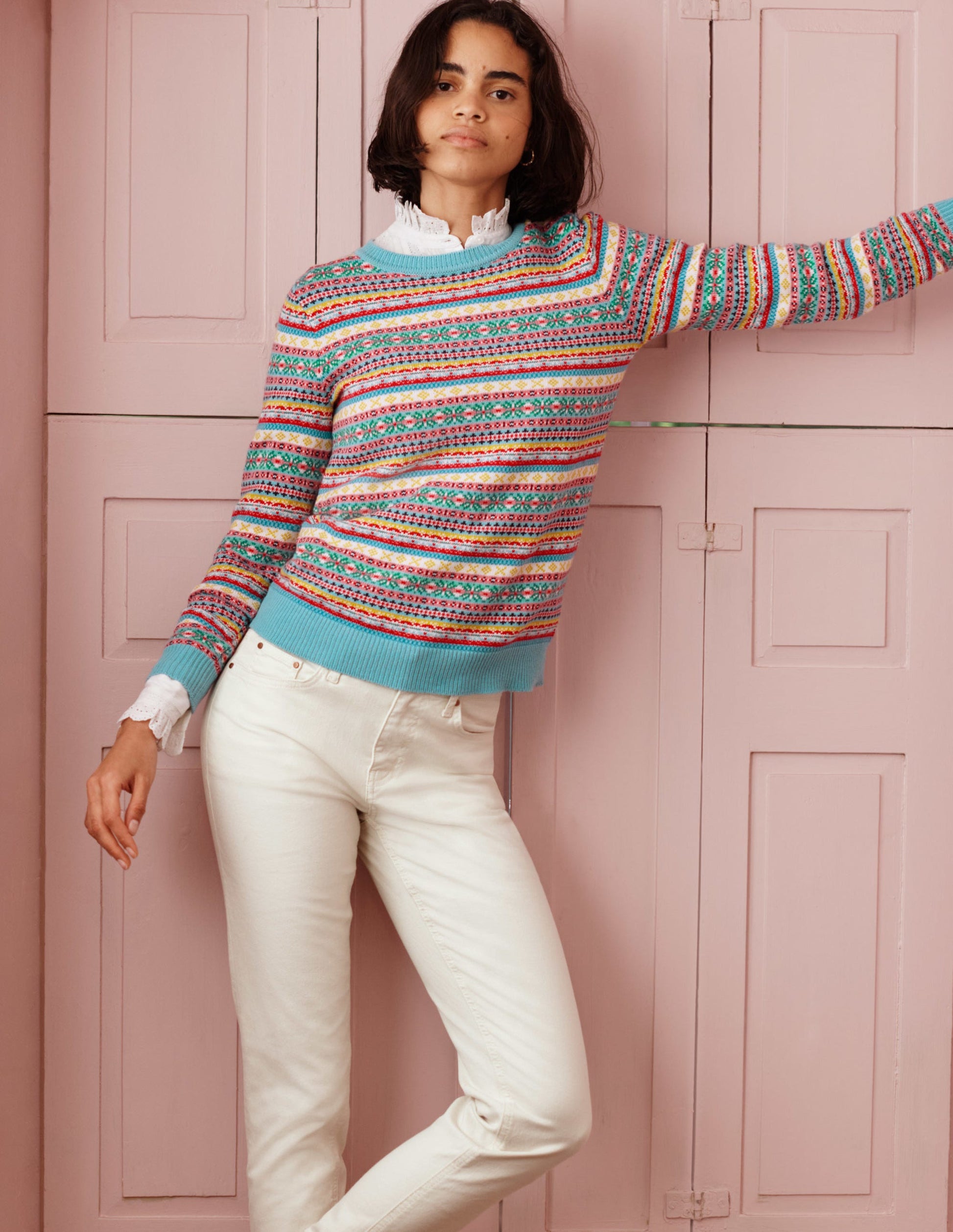 Fair Isle Jumper-Multi Heritage-5