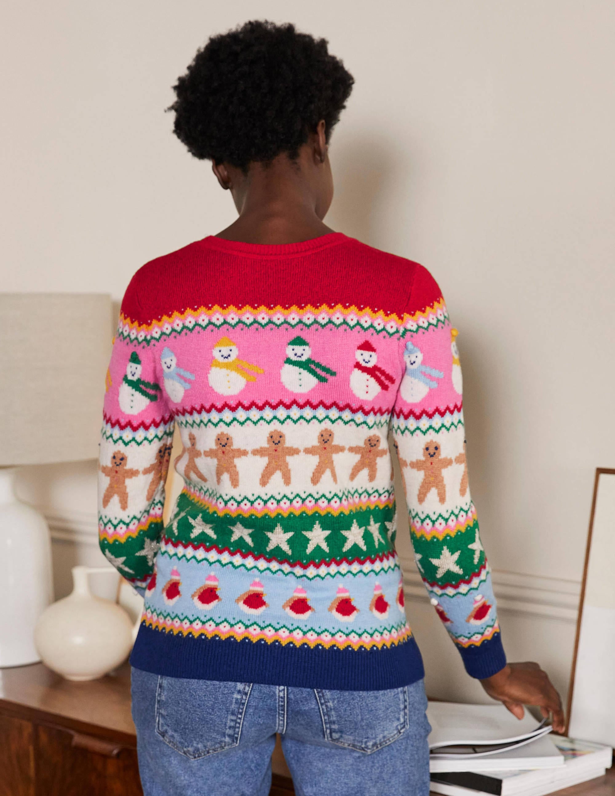 Christmas Jumper-Festive Fair Isle - Image 3