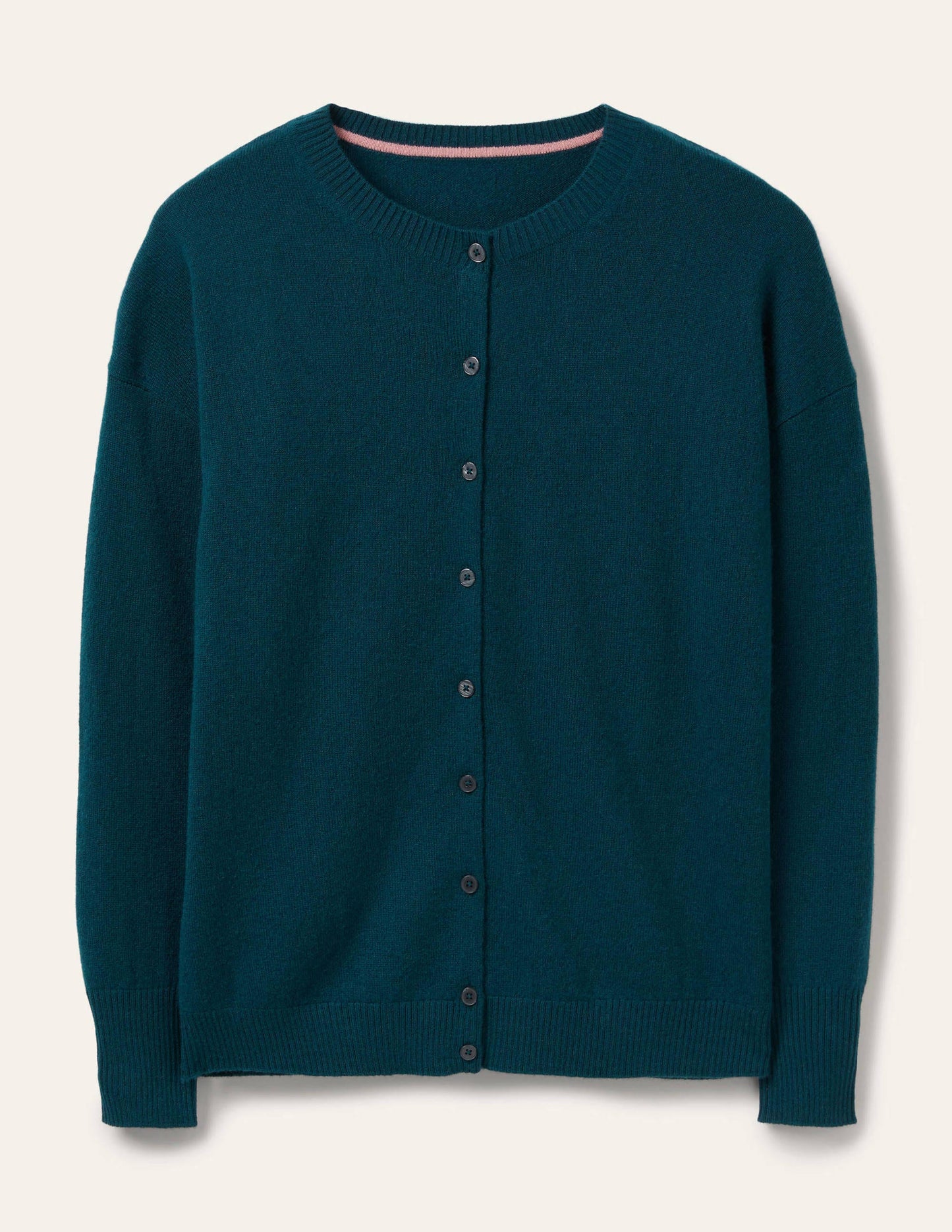 Cashmere Cardigan-Dark Teal