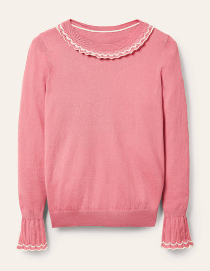Aimee Pointelle Jumper-Formica Pink-6