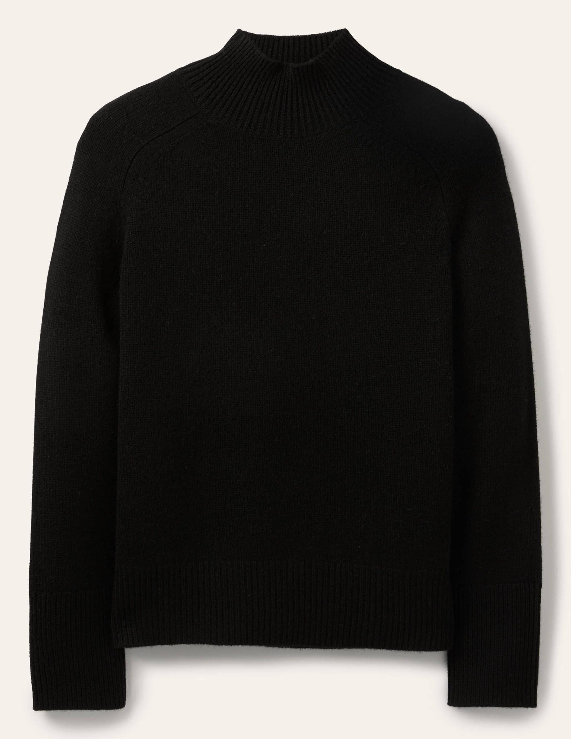 Anna Cashmere Jumper-Black - Image 5