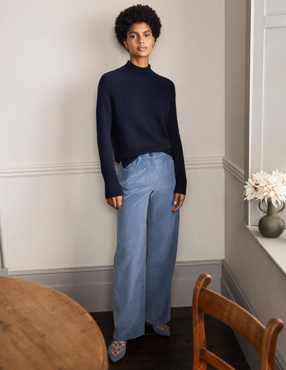 Anna Cashmere Jumper-Navy-4