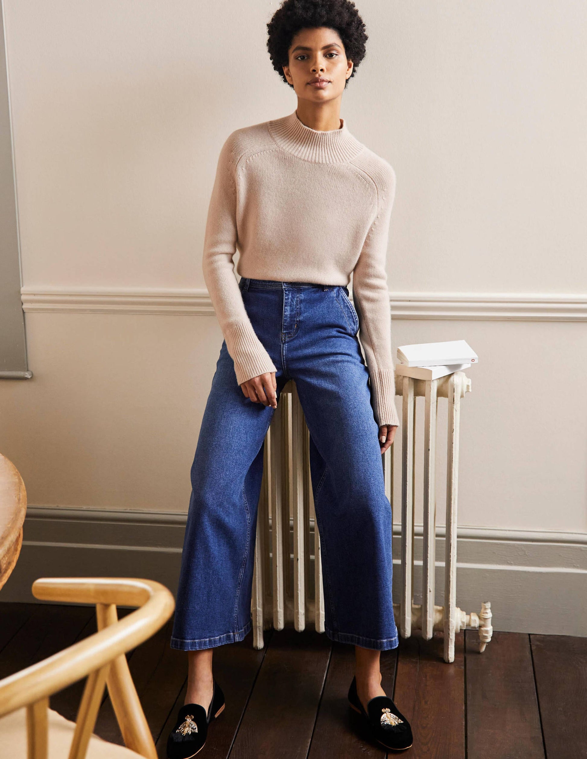 Anna Cashmere Jumper-Warm Ivory-4