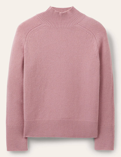 Anna Cashmere Jumper-Violet Purple-5