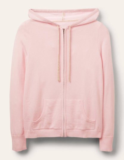 Cashmere Zip-up Hoodie-Morganite Milkshake-6