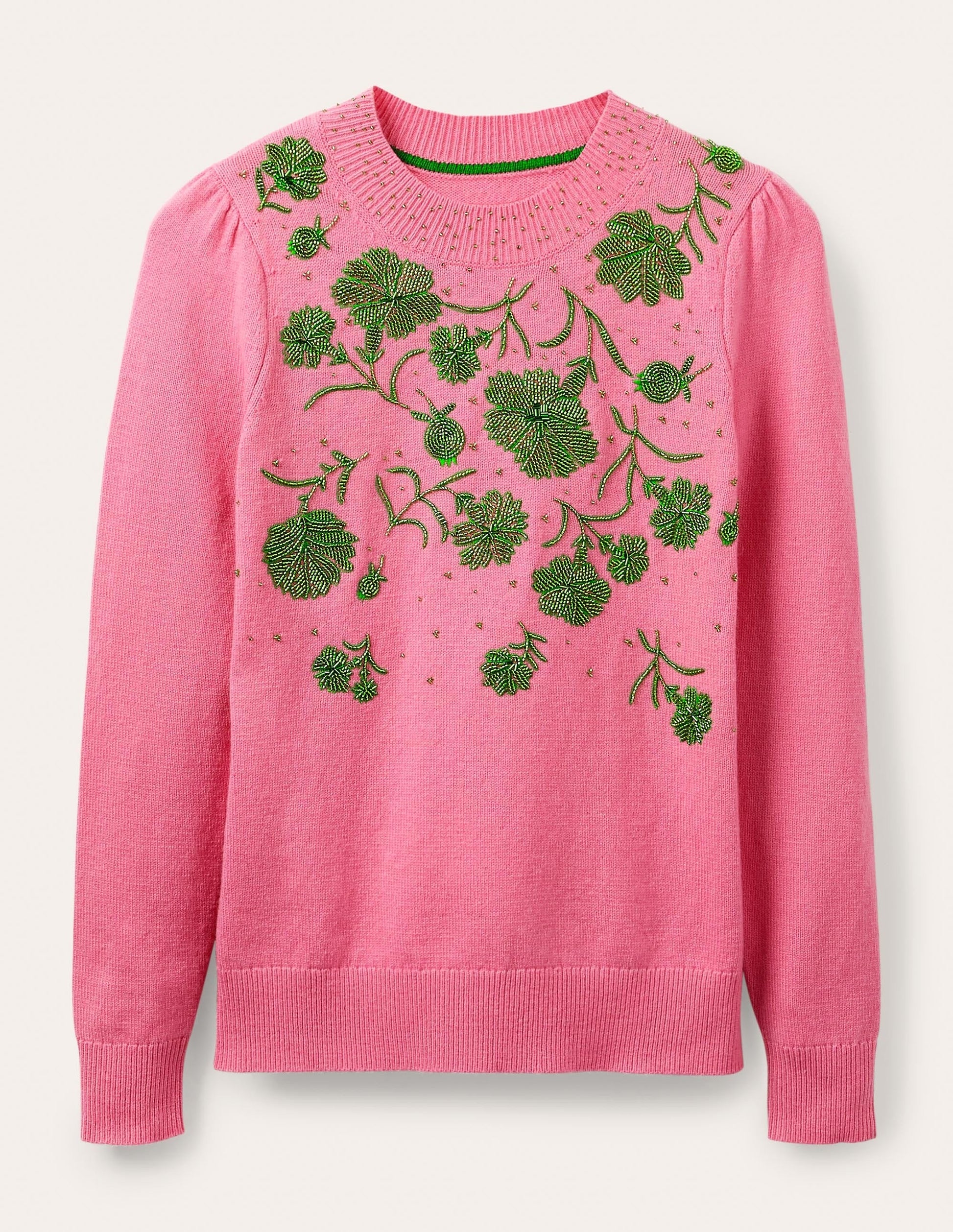 Felicity Embellished Jumper-Flamingo Pink-7
