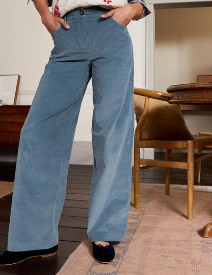 Alexia Cord Trousers-Airforce-3