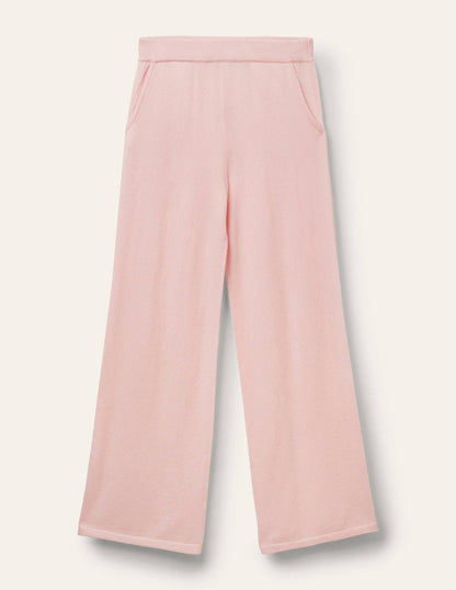 Cashmere Knit Lounge Joggers-Milkshake-6